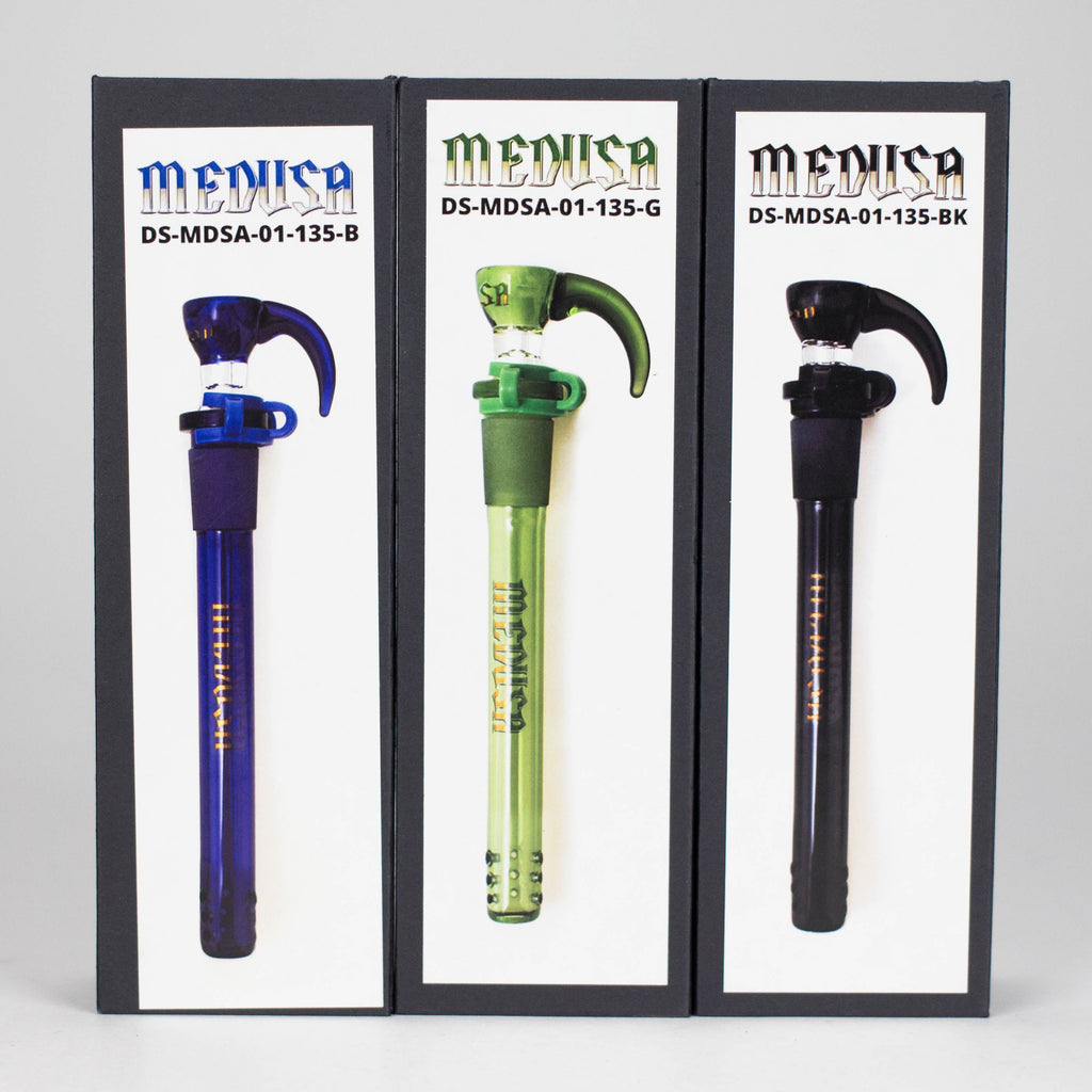 Medusa | Colored Downstem Style "01" – Includes Glass Bowl & Keck Clip