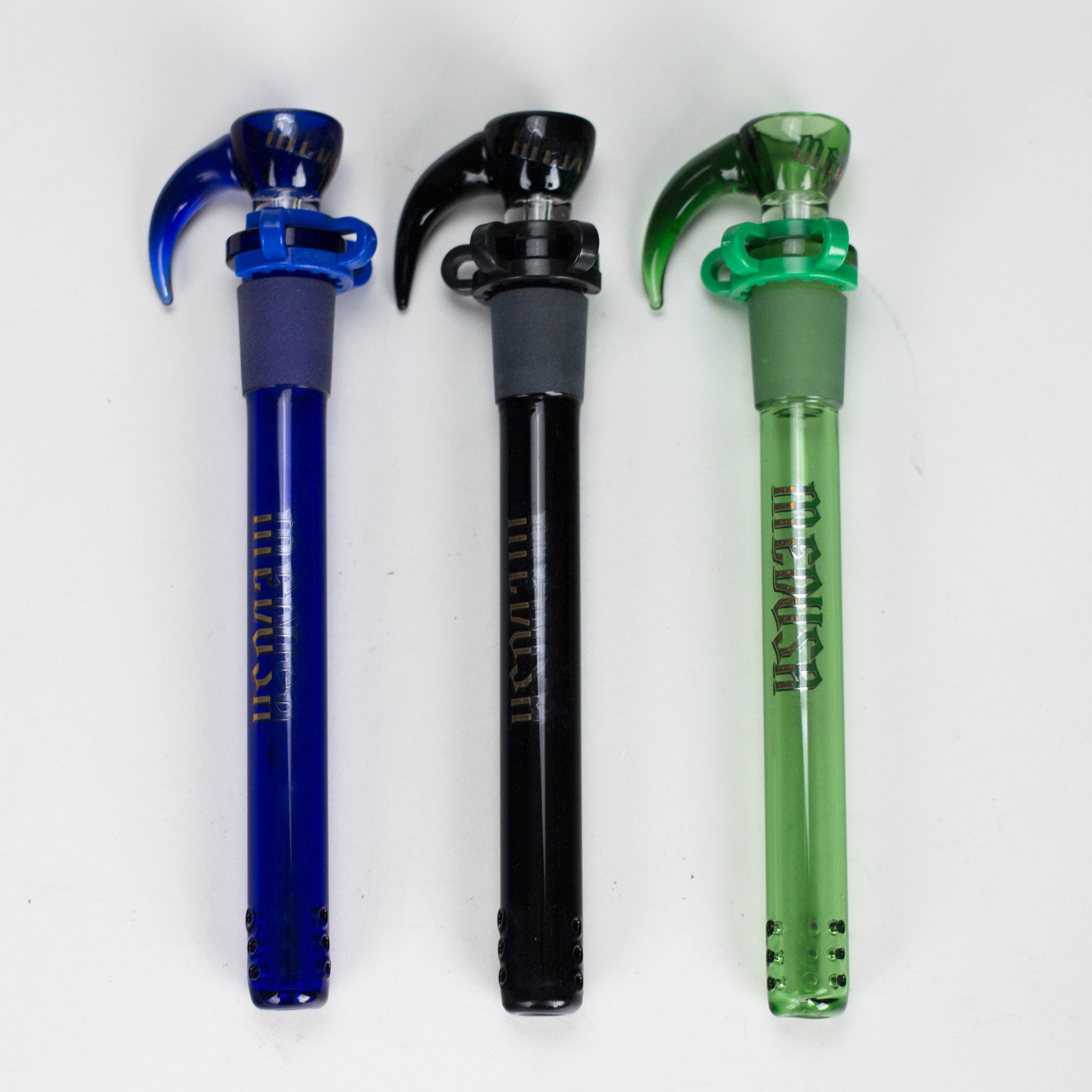 Medusa | Colored Downstem Style "01" – Includes Glass Bowl & Keck Clip