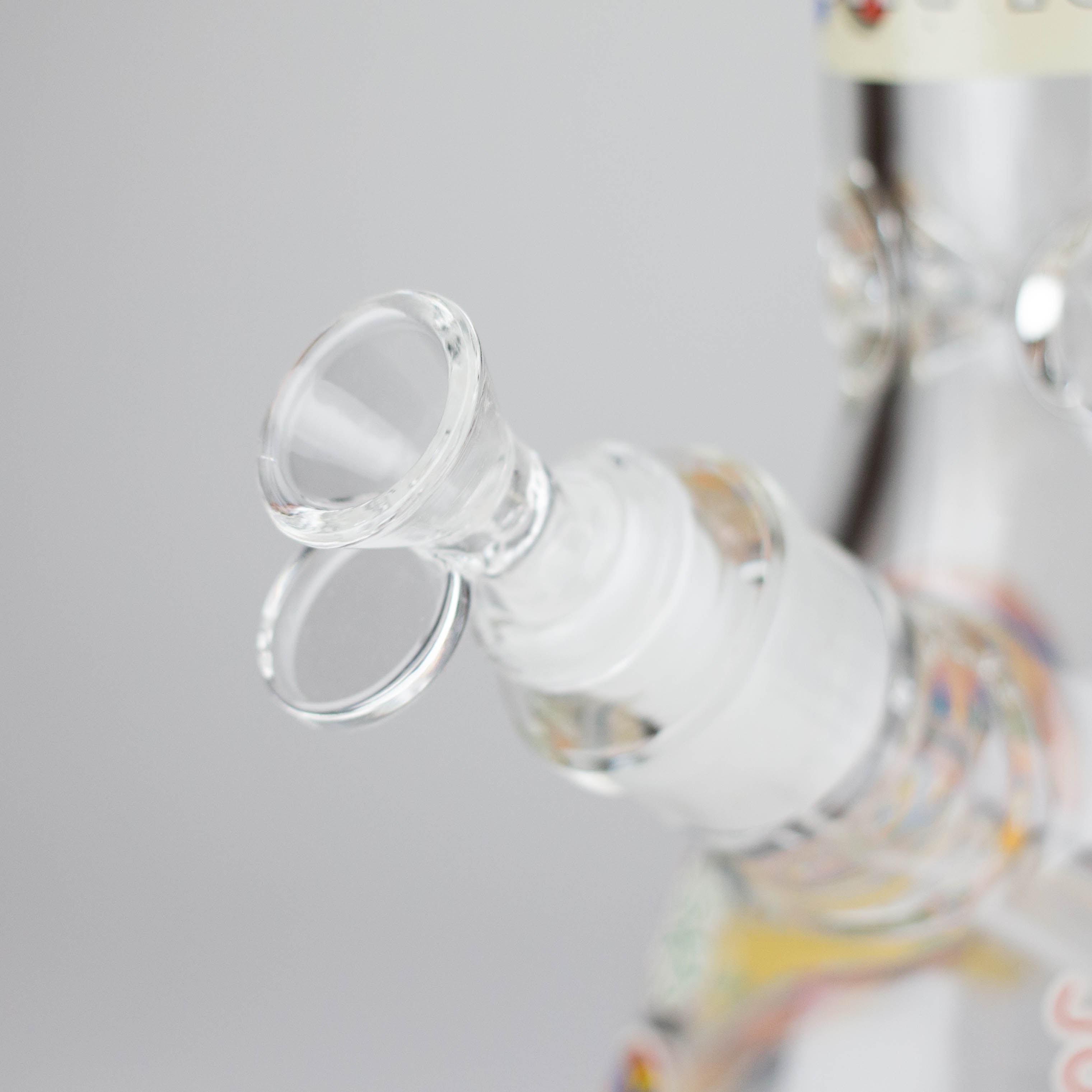 14" 7 mm Glass Bong With Cartoon Sponge Design [AQ0421-2]