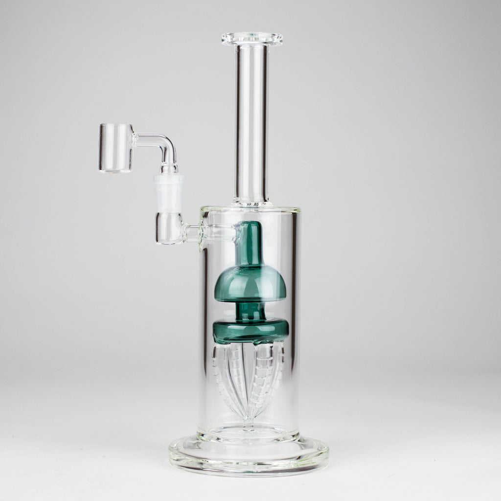 11" 2-in-1 Glass Dab Rig with Percolator [BH141]