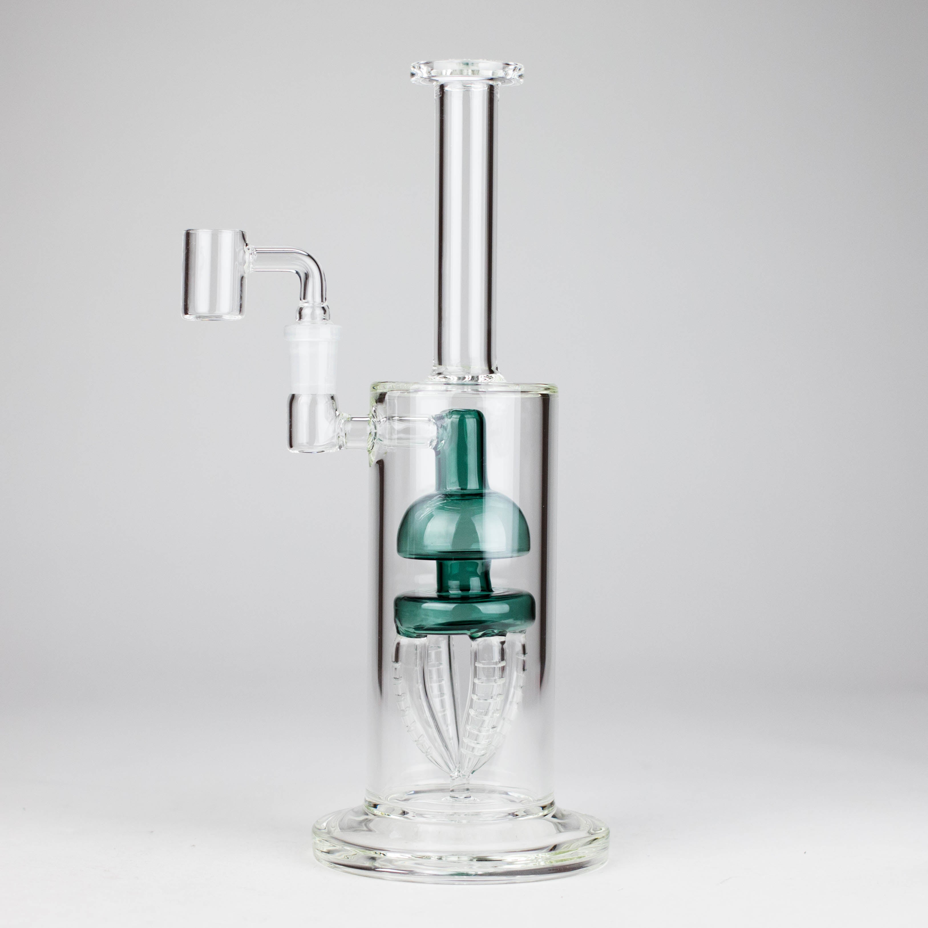 11" 2-in-1 Glass Dab Rig with Percolator [BH141]