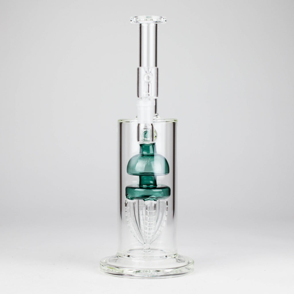 11" 2-in-1 Glass Dab Rig with Percolator [BH141]