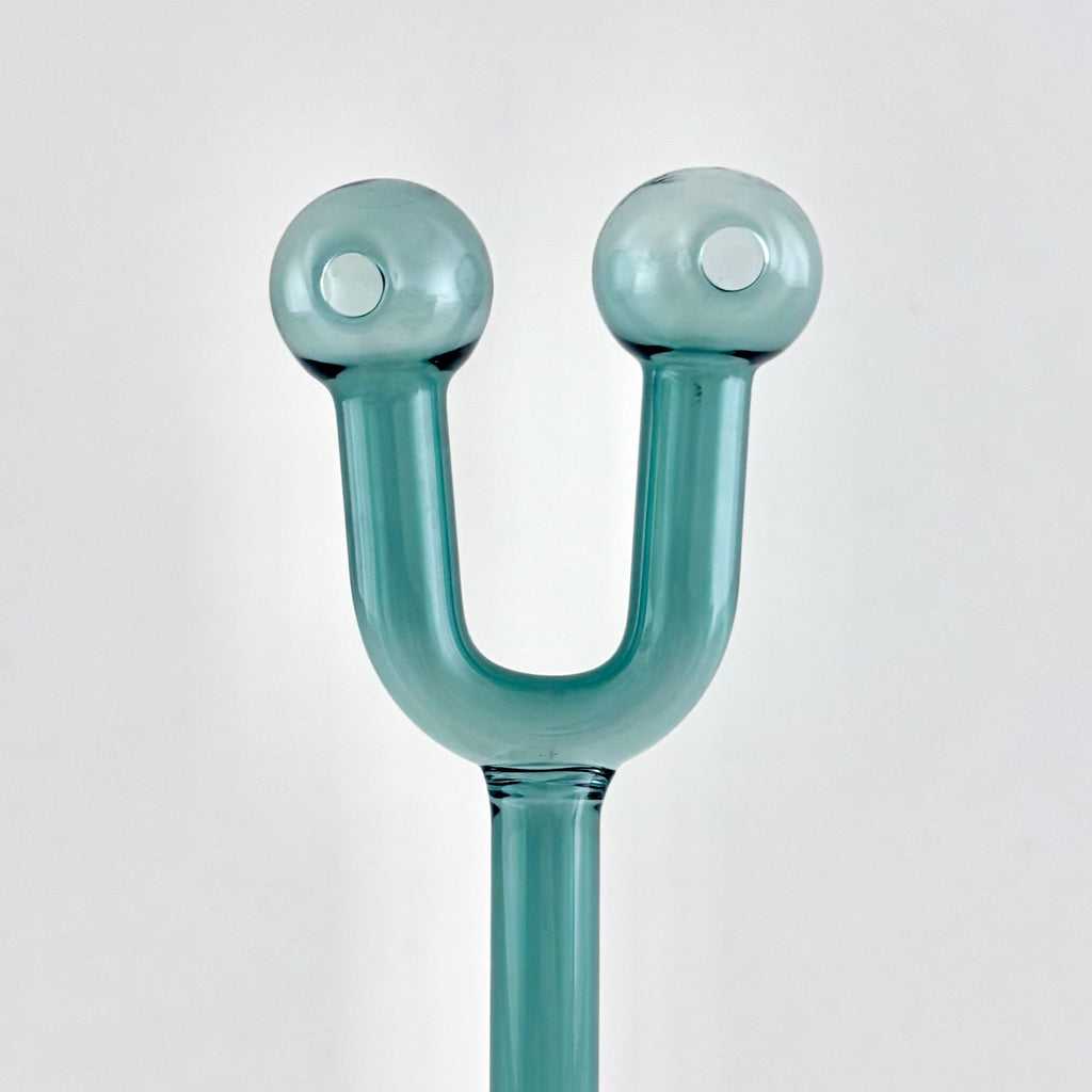6" Double Hole Oil Burner Pipe – Assorted Colors-2CT