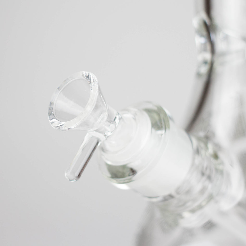 14" Glow-in-the-Dark Egyptian Design Beaker Bong – 7mm Thick