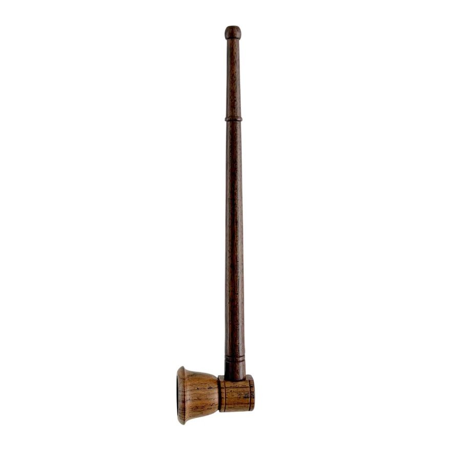 9" Wooden Pipe - Classic Long-Style Design - 2PCS