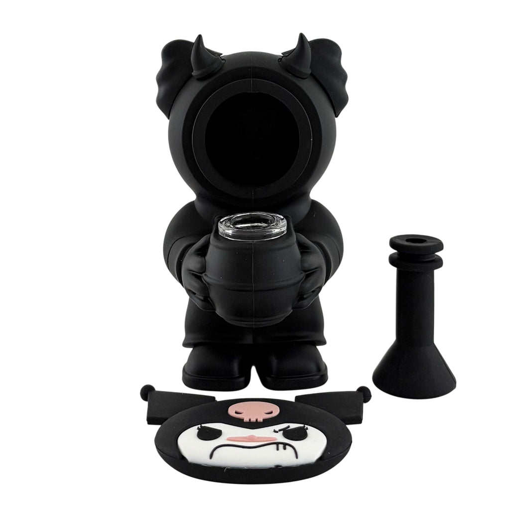 6" Silicone Character Water Pipe – Assorted Colors