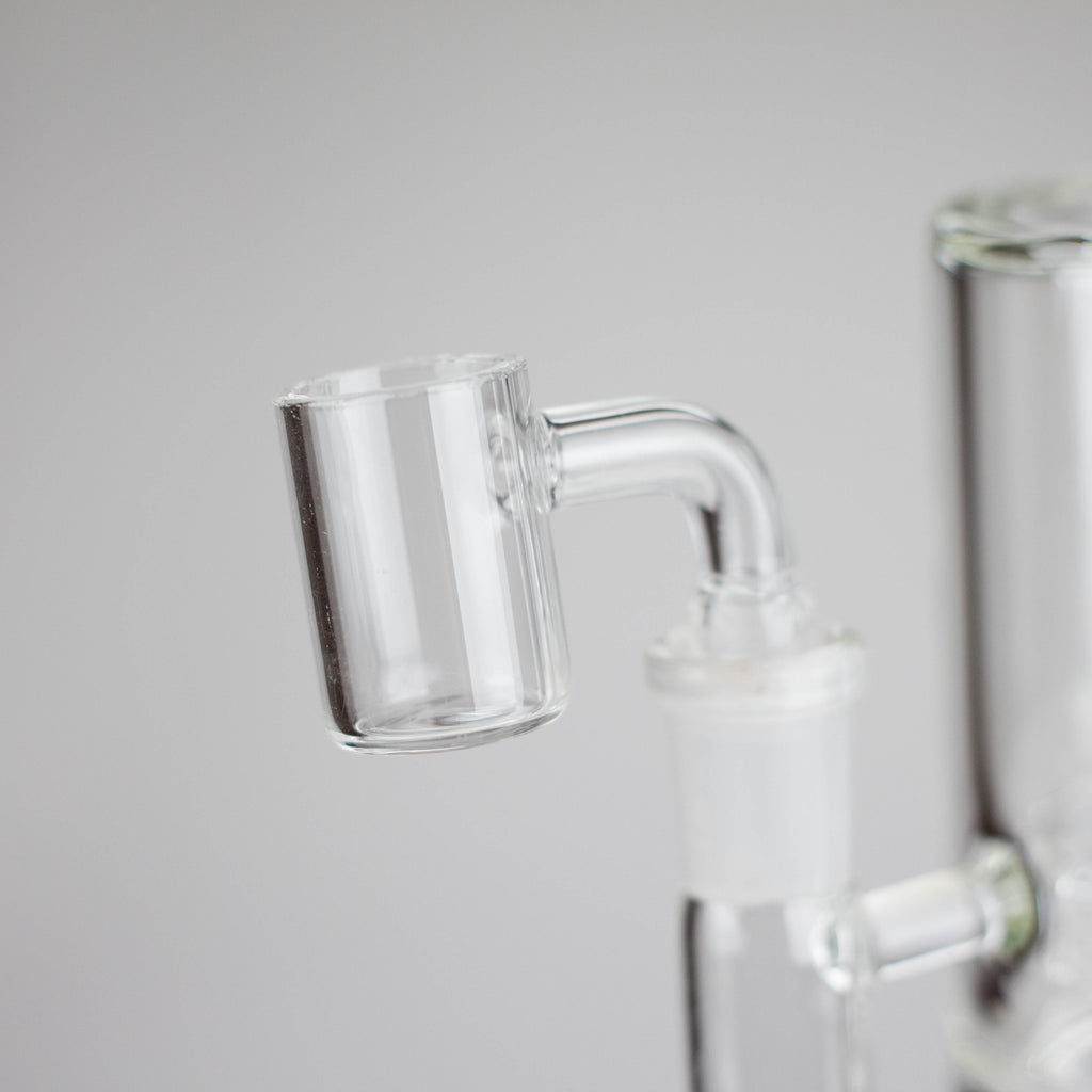 9" 2-in-1 Color accented Glass Dag Rig with Percolator