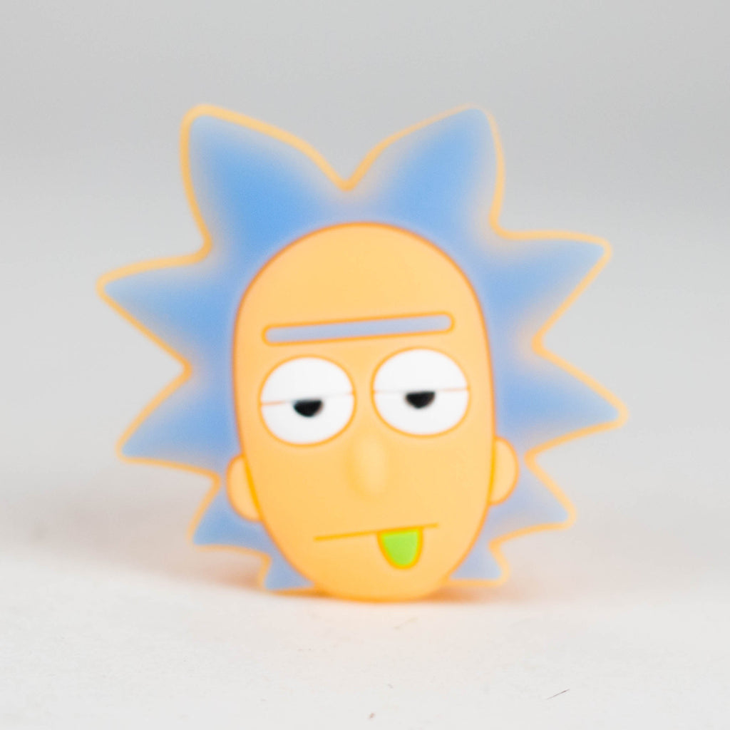 4.5" Cartoon Silicone Hand Pipe with Glass Bowl [H58]