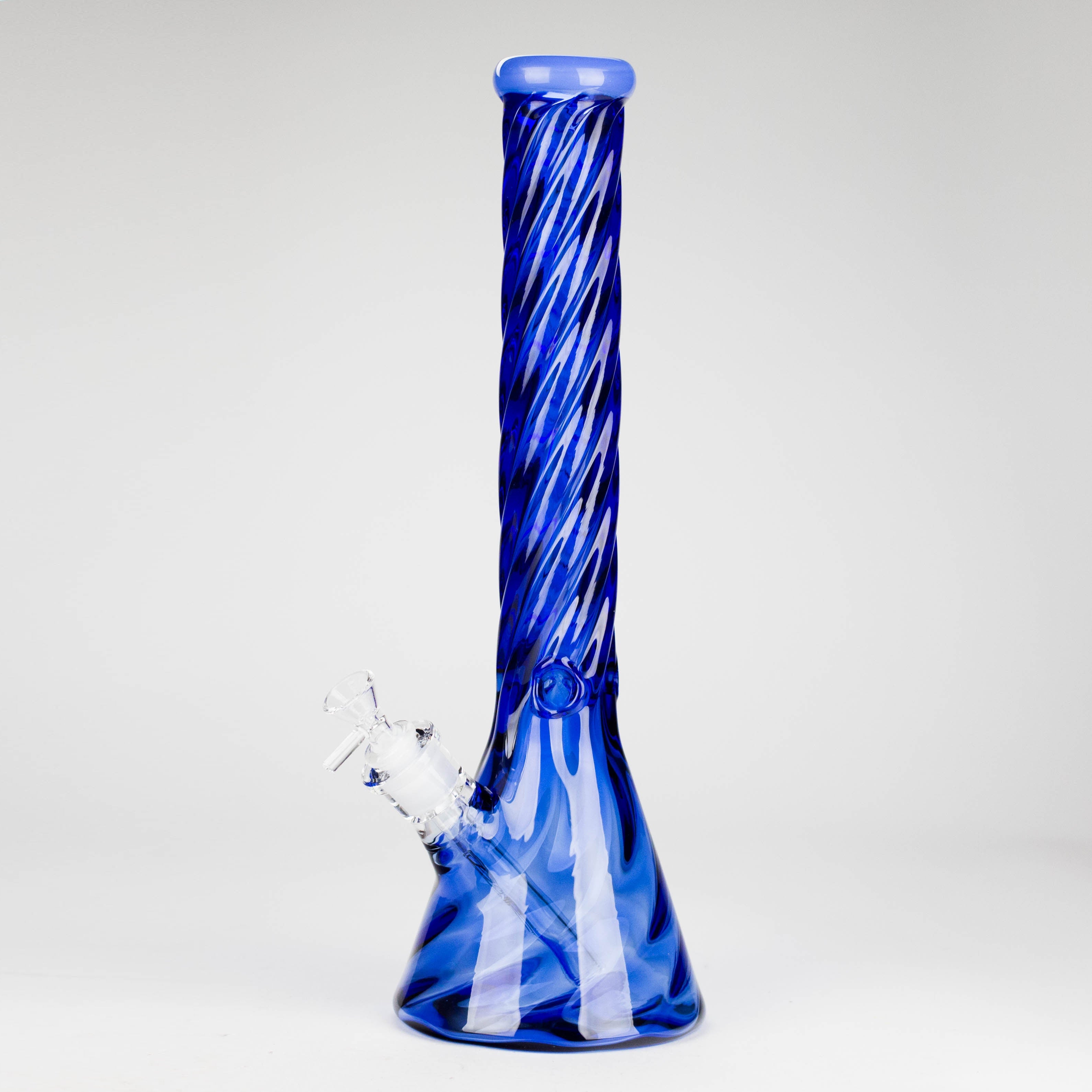 Genie | 16" 9mm Twist Glass Beaker Bong [HH1125]