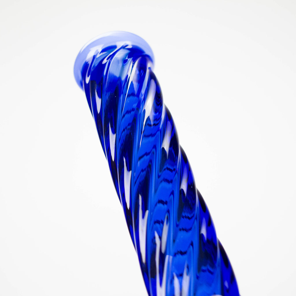 Genie | 16" 9mm Twist Glass Beaker Bong [HH1125]