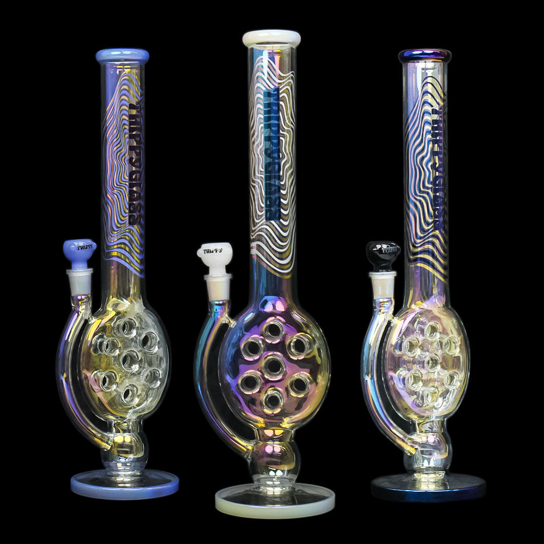 18" Trippy Swiss Perc Bong