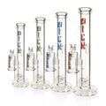 17" 10mm Straight Tube with Triple Inline Perc and Ash Catcher