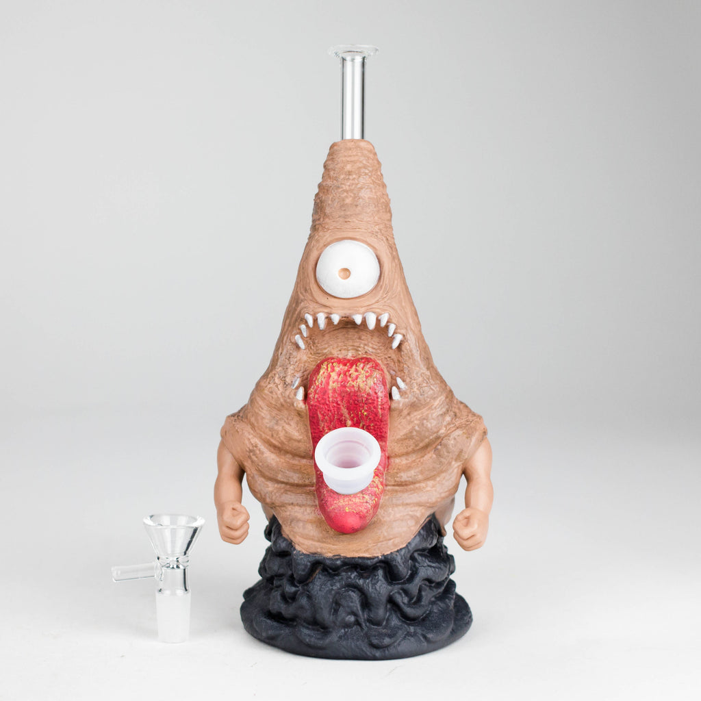 8.6" Vinyl Swamp Monster water pipe