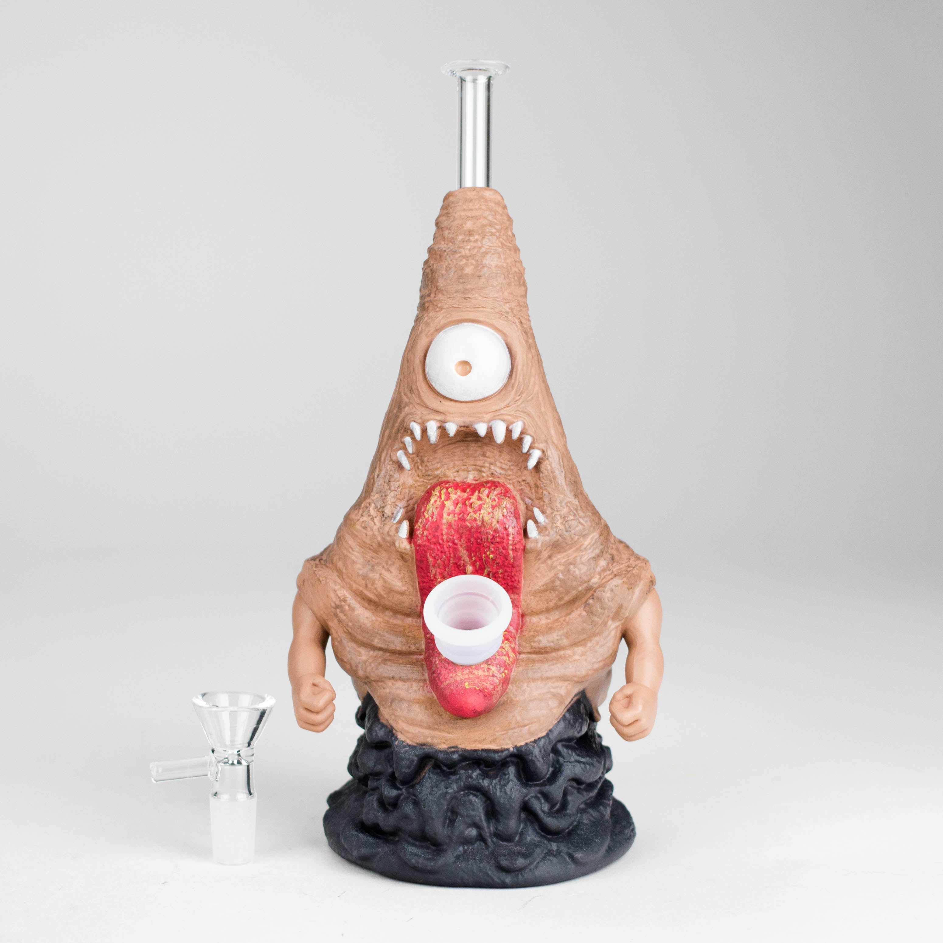 8.6" Vinyl Swamp Monster water pipe
