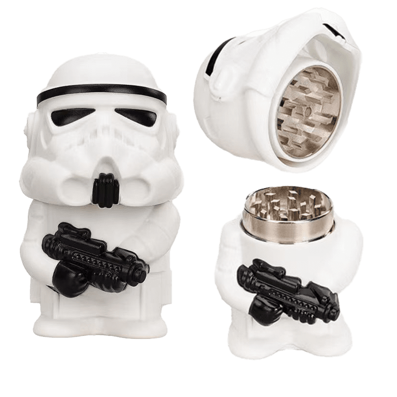 2-Layer Zinc Alloy Cartoon Herb Grinder – 55mm Diameter [SMKZ152]