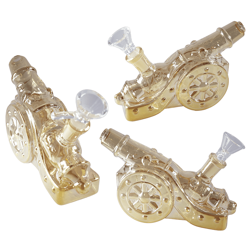 4″ Artillery Design Glass Pipe – Yellow [SMKZ179]