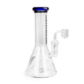 Red Eye Glass® | 8" Tall Blue Concentrate Beaker W/Quartz Banger