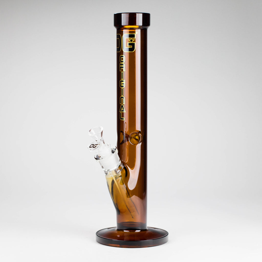 OG Original | 14" Full Colour Straight Tube Glass Water Bong [OG 391]