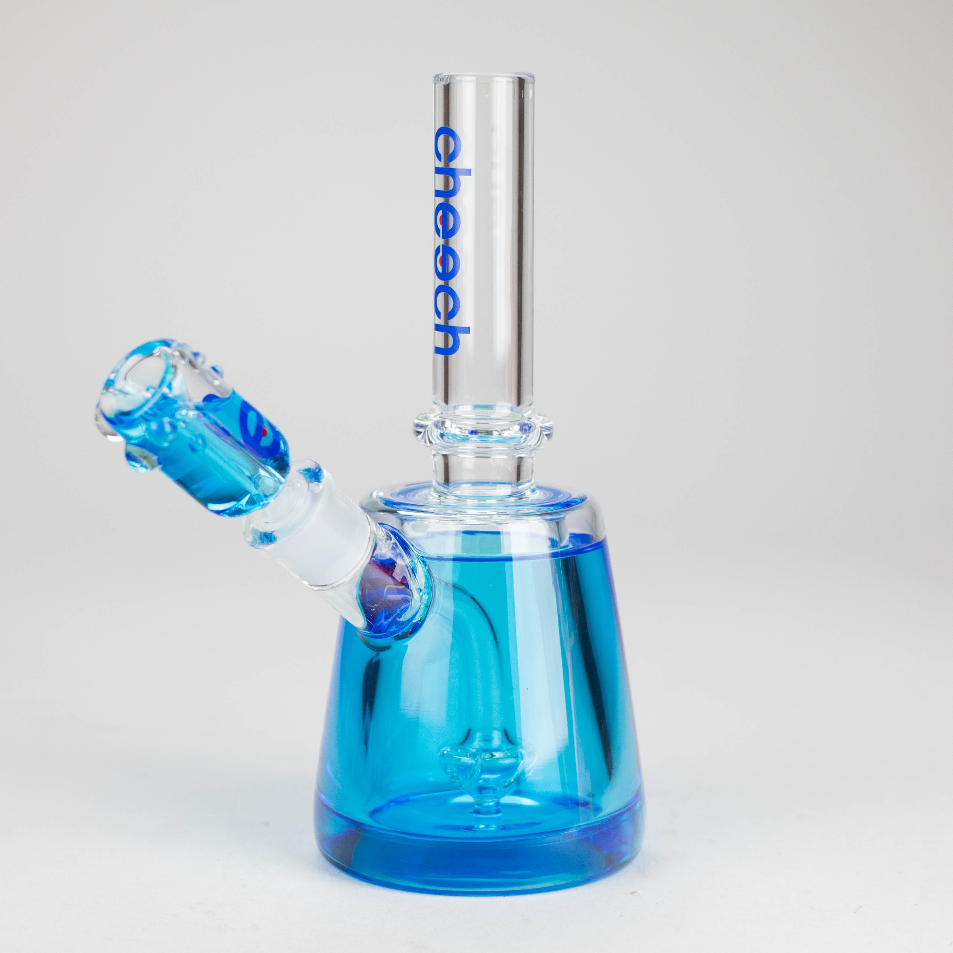 Cheech Glass  | 8" Freezable Barrel Mouth Rig [HR-GY79]