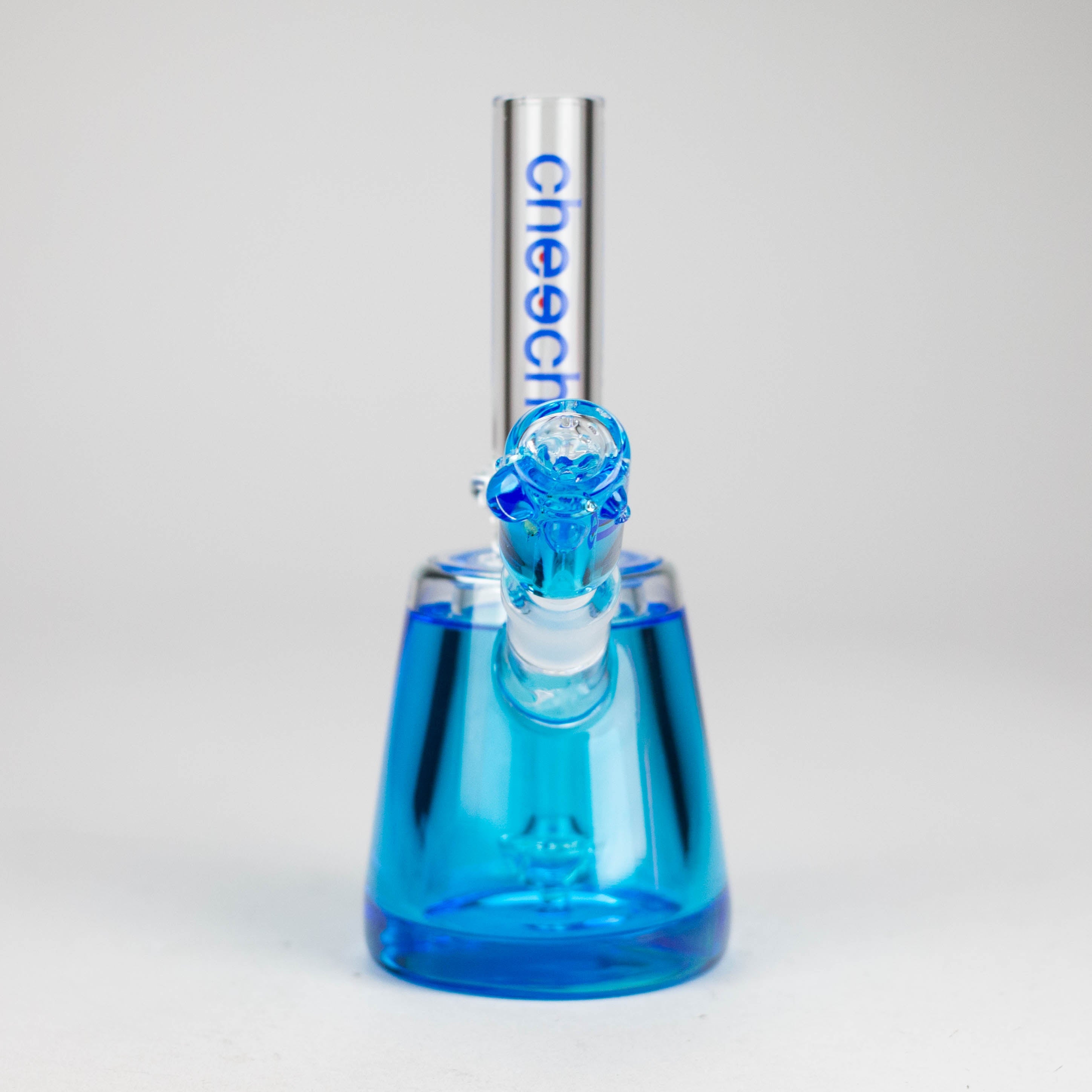 Cheech Glass  | 8" Freezable Barrel Mouth Rig [HR-GY79]