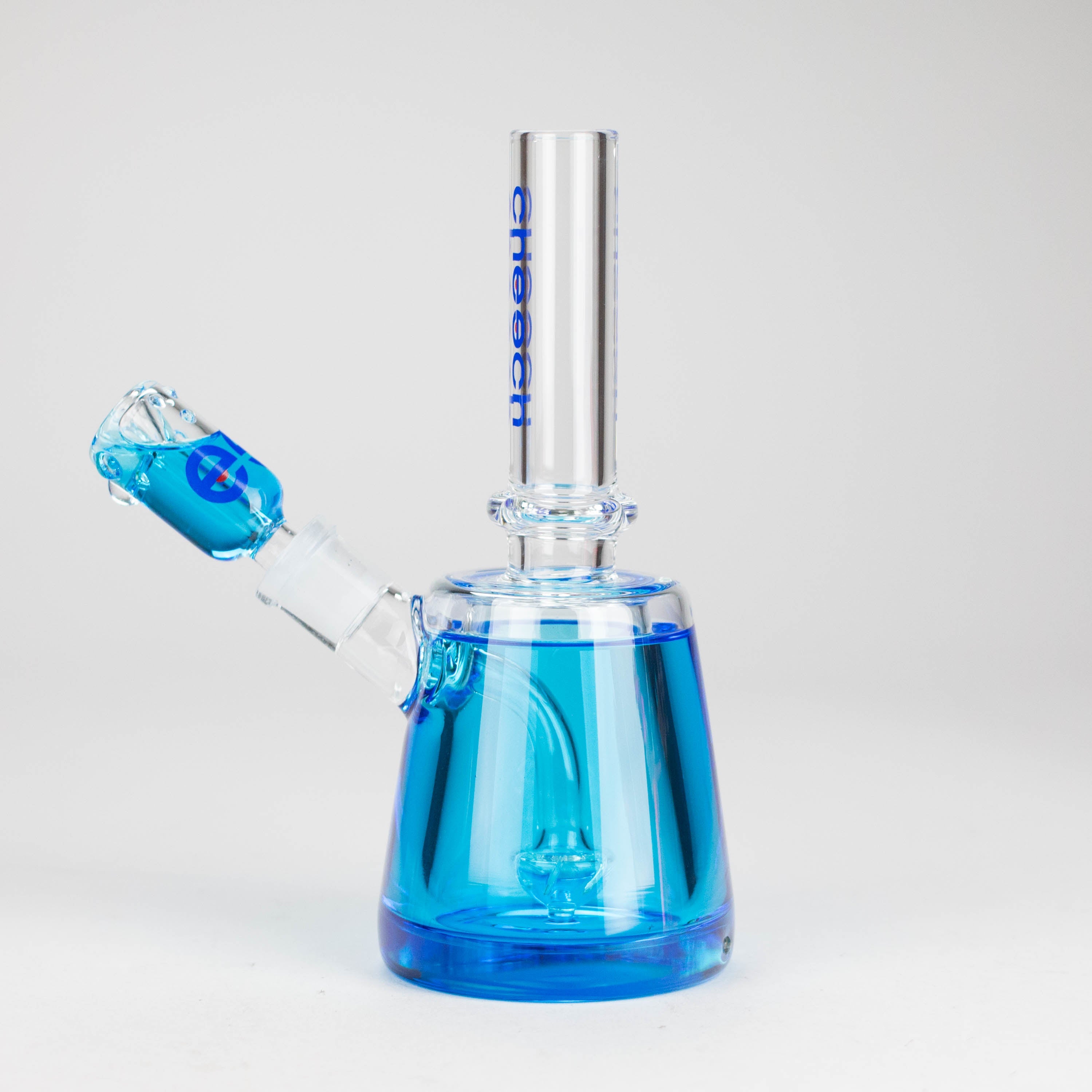 Cheech Glass  | 8" Freezable Barrel Mouth Rig [HR-GY79]