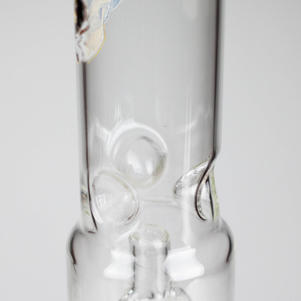 12" Beaker glass water bong with Perc [GP1968]