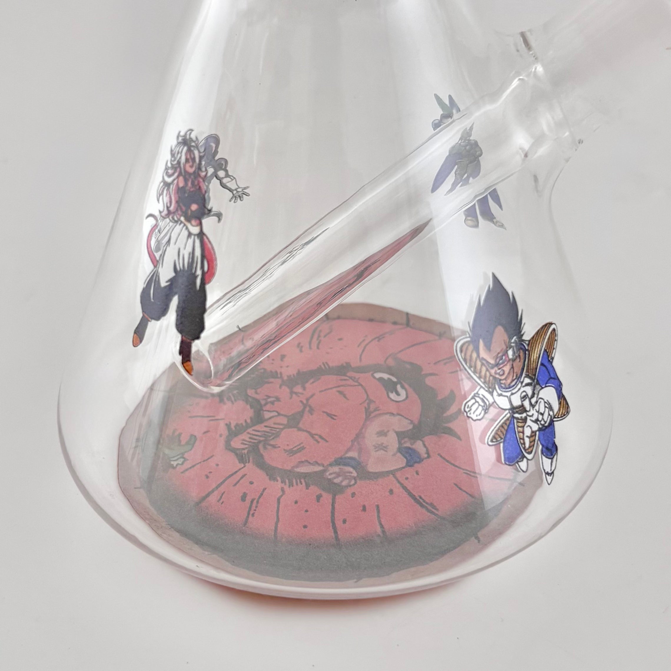 12" Anime-Themed Beaker Bongs – 4mm Thick Glass
