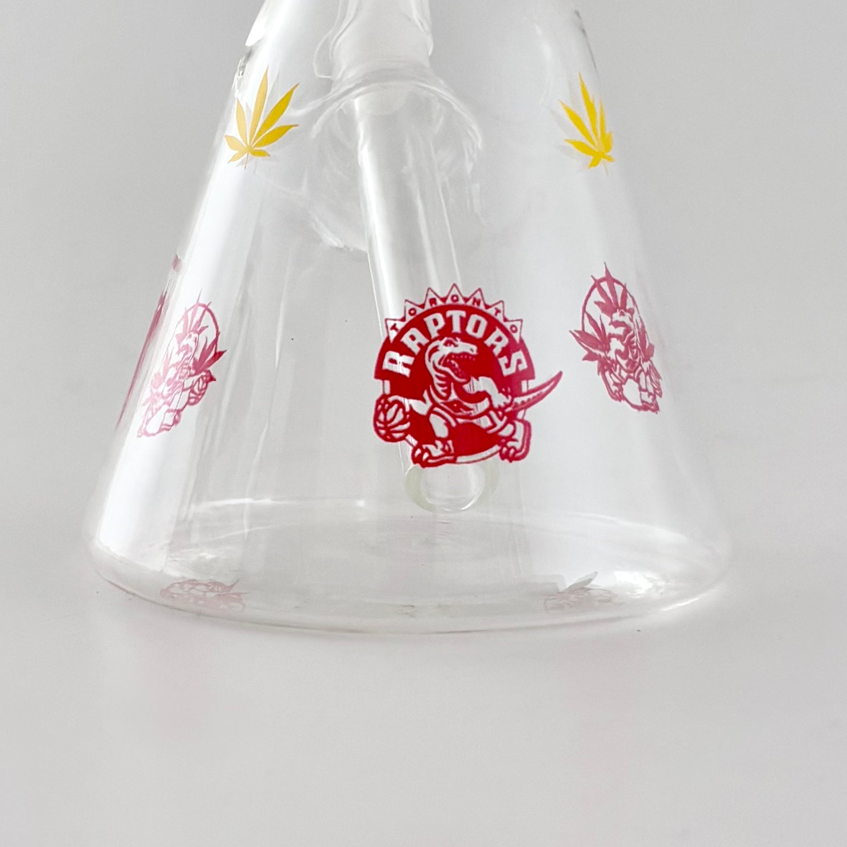 12" Toronto-Themed Beaker Bongs – 4mm Thick Glass