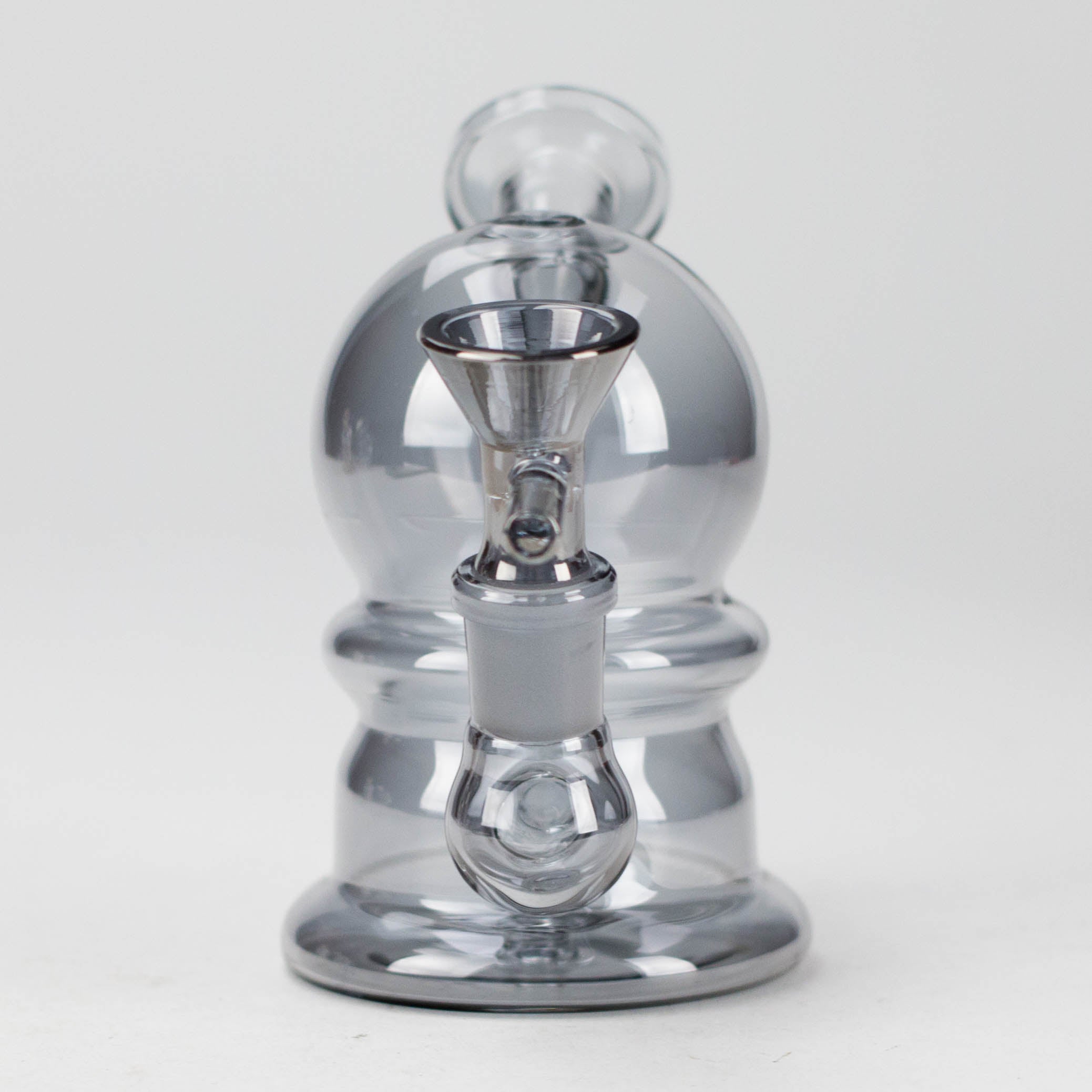 5" Solid Color Electroplate Glass Bong