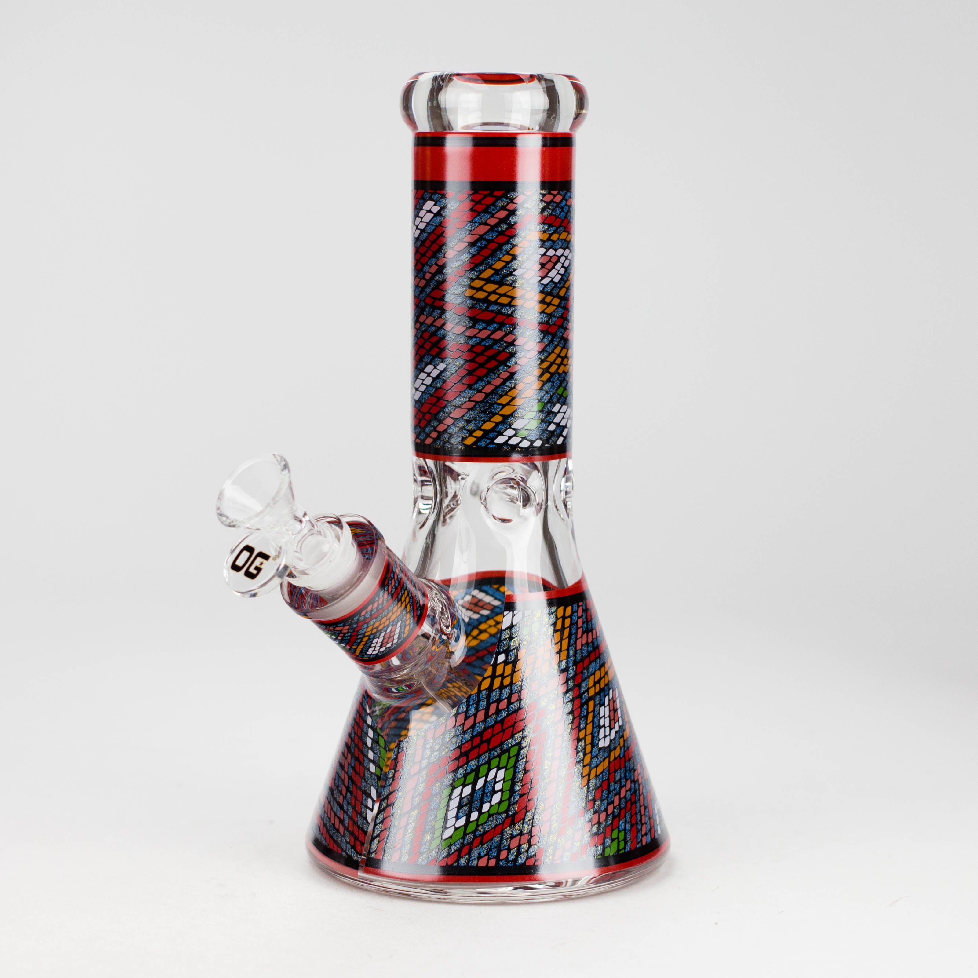 OG Original | 9″ 9 mm Mosaic Pattern Water Pipe (OG701)