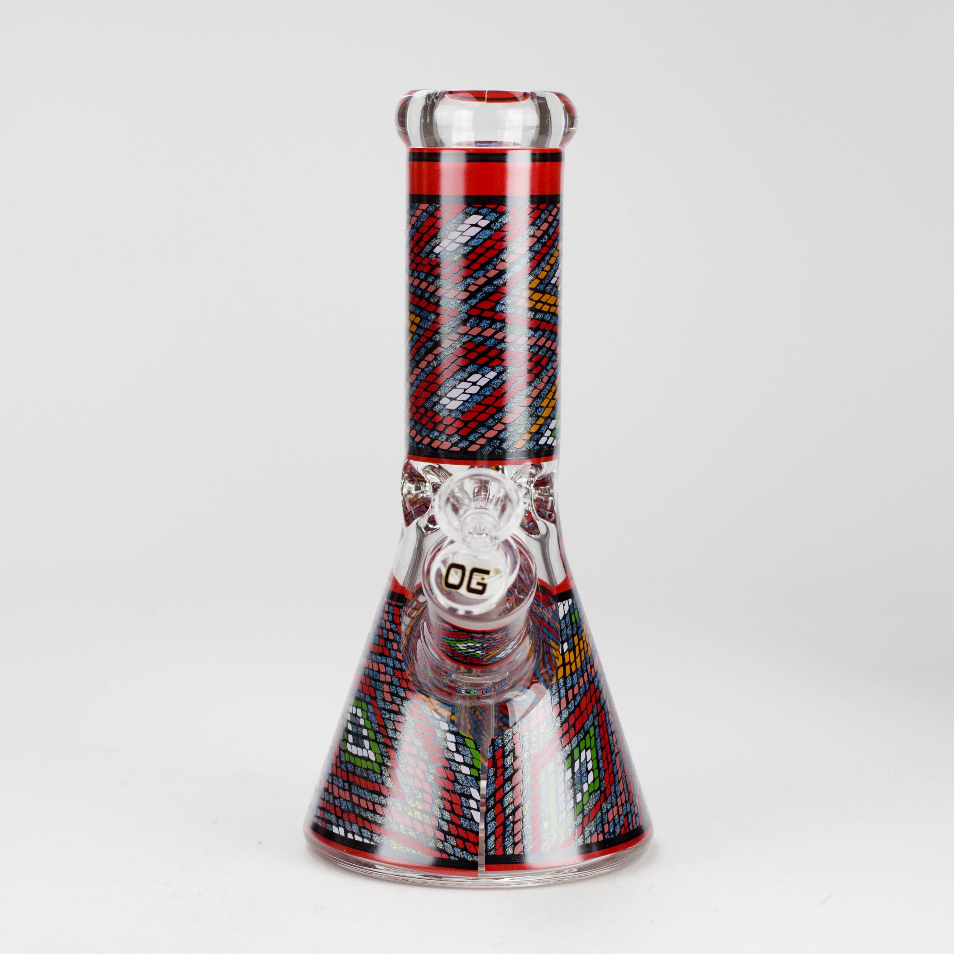 OG Original | 9″ 9 mm Mosaic Pattern Water Pipe (OG701)