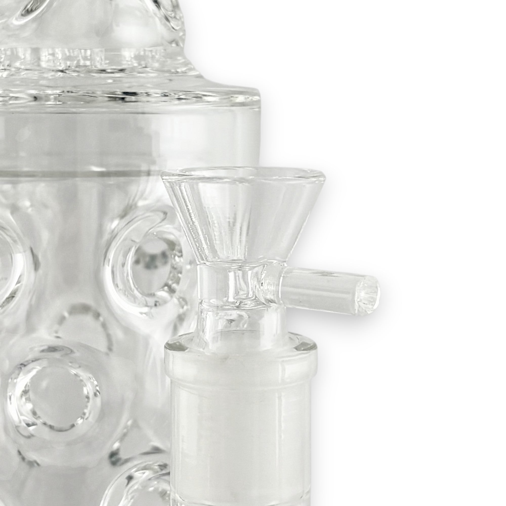 16" Straight Shooter Water Pipe with Screw Percolators - Blue
