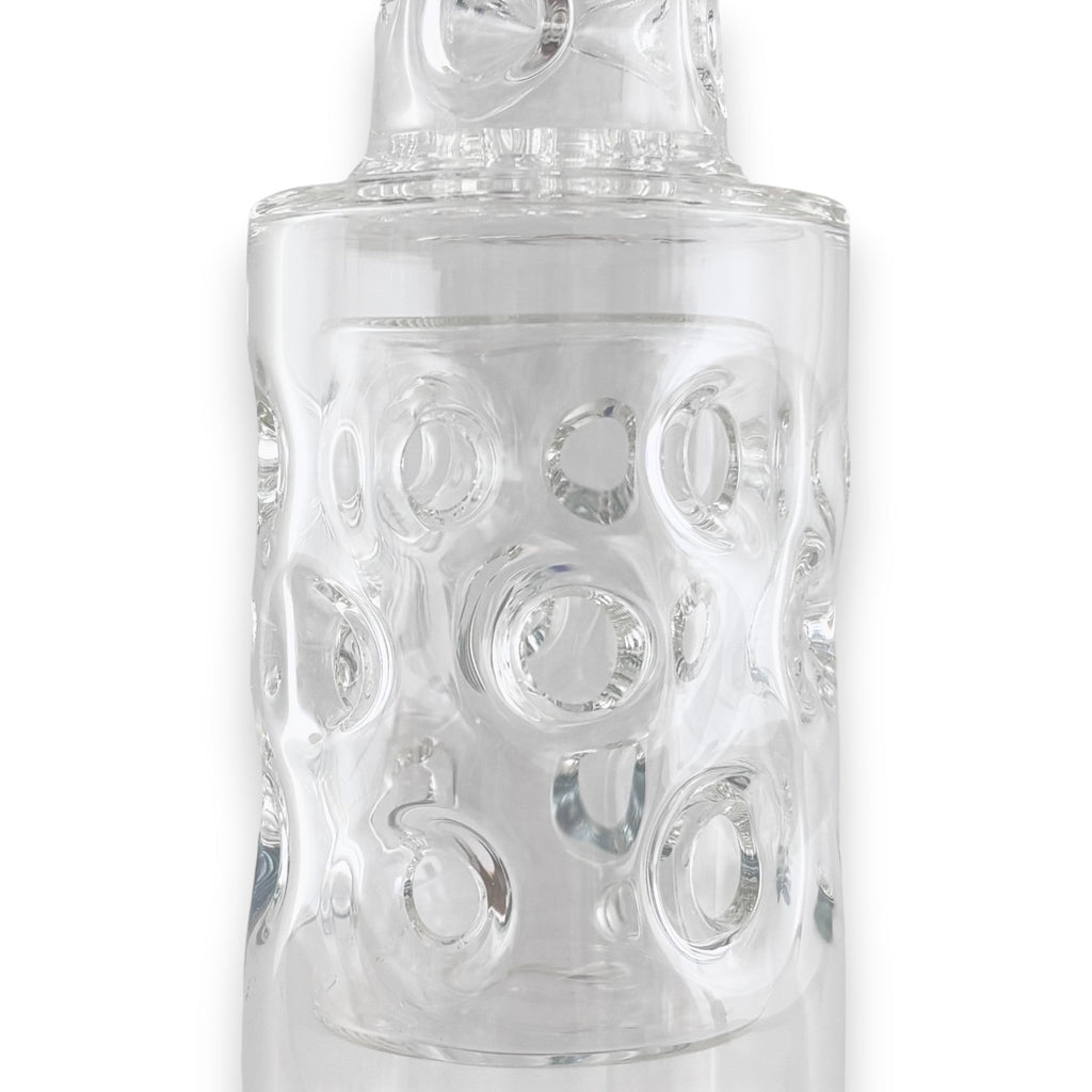 16" Straight Shooter Water Pipe with Screw Percolators - Celeste