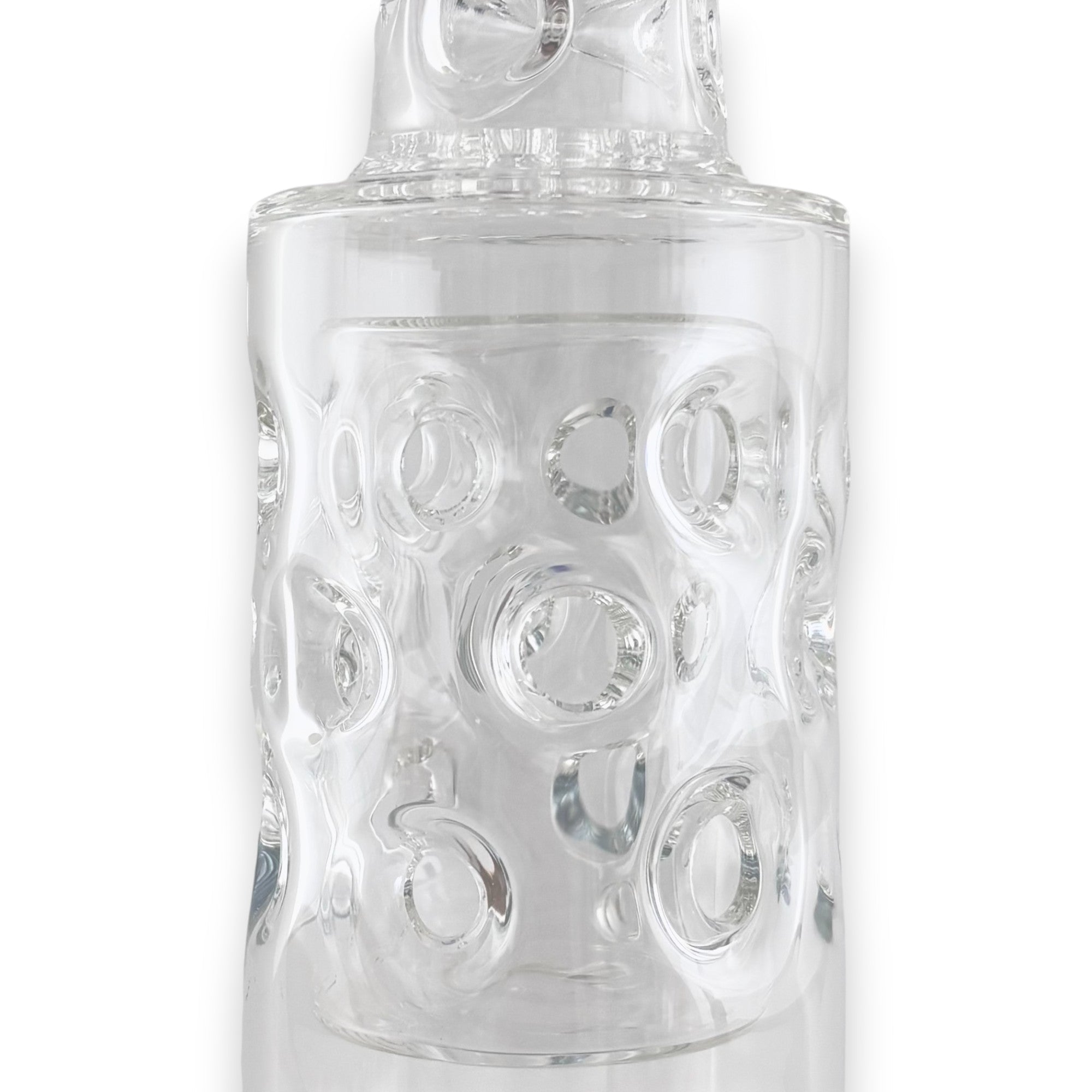 16" Straight Shooter Water Pipe with Screw Percolators - Celeste