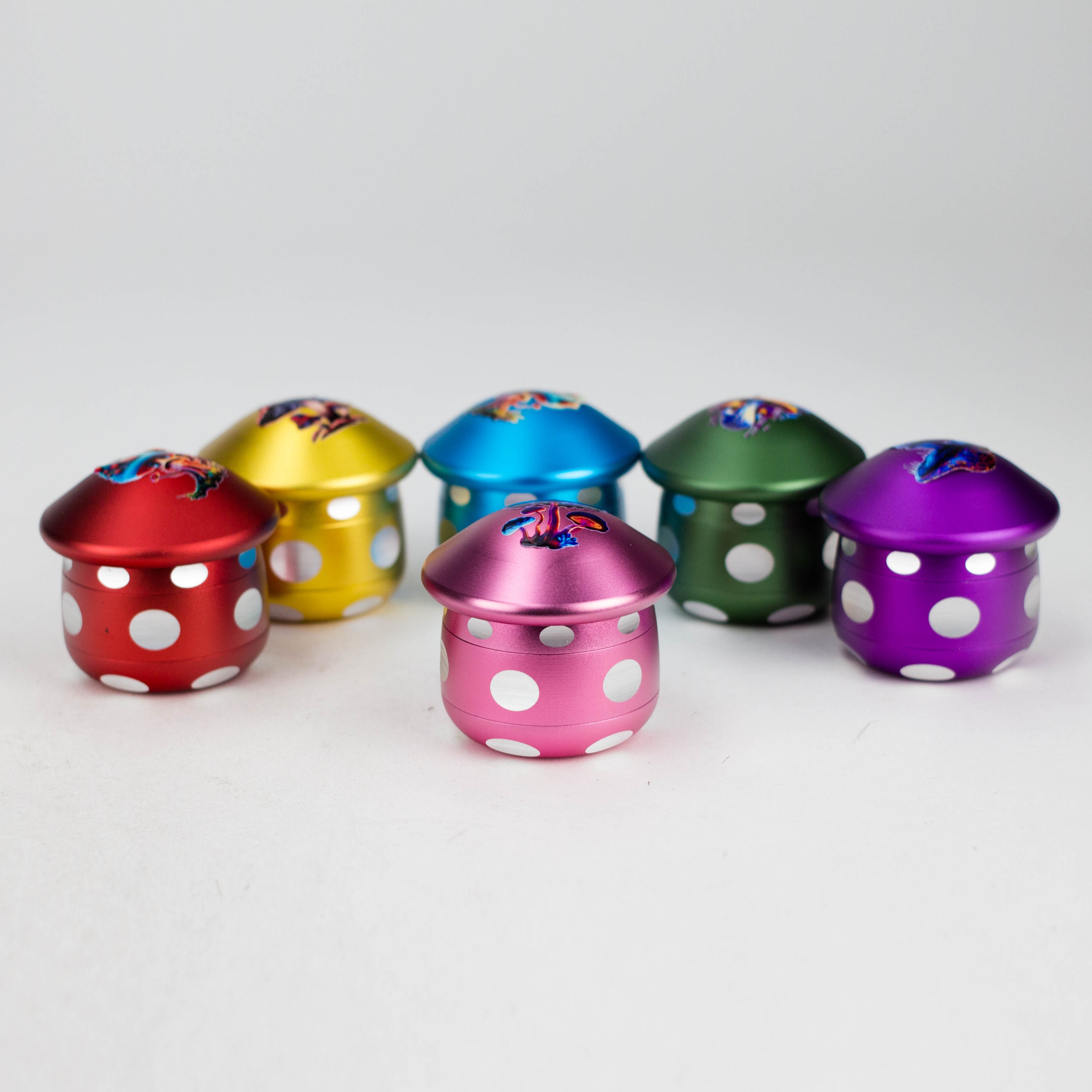 Aluminum Mushroom Grinder 4 Layers