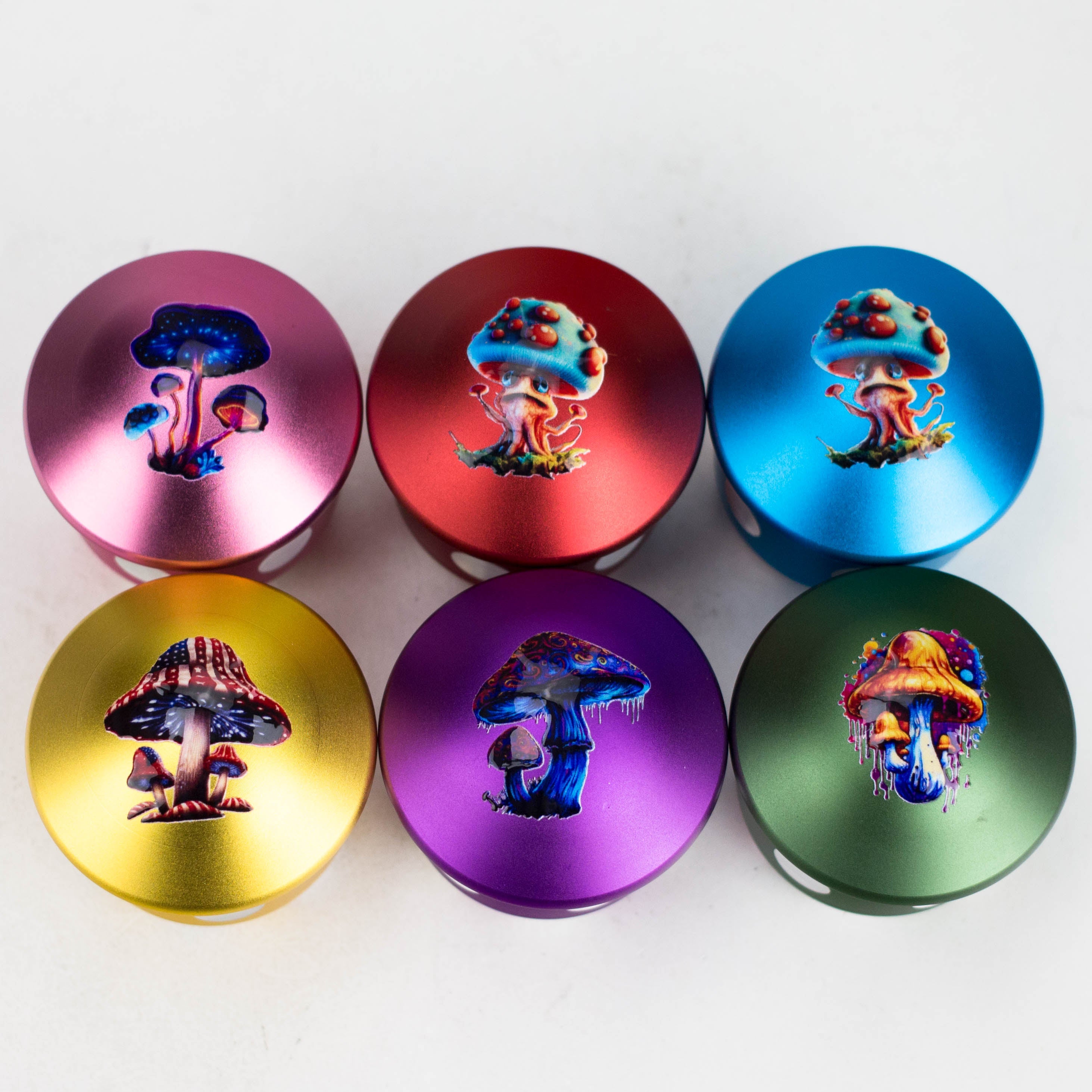 Aluminum Mushroom Grinder 4 Layers