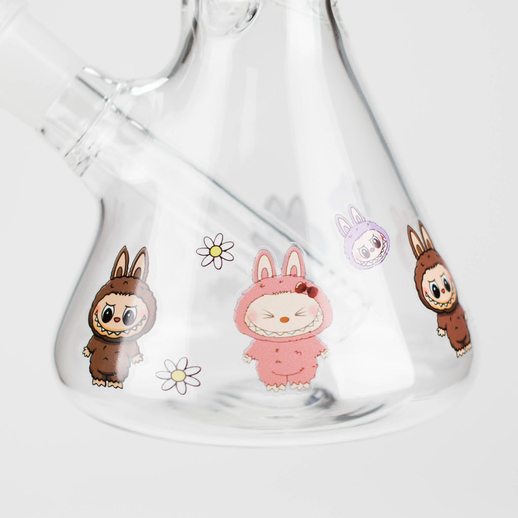 10" Popular Character Design Glass Beaker Bong