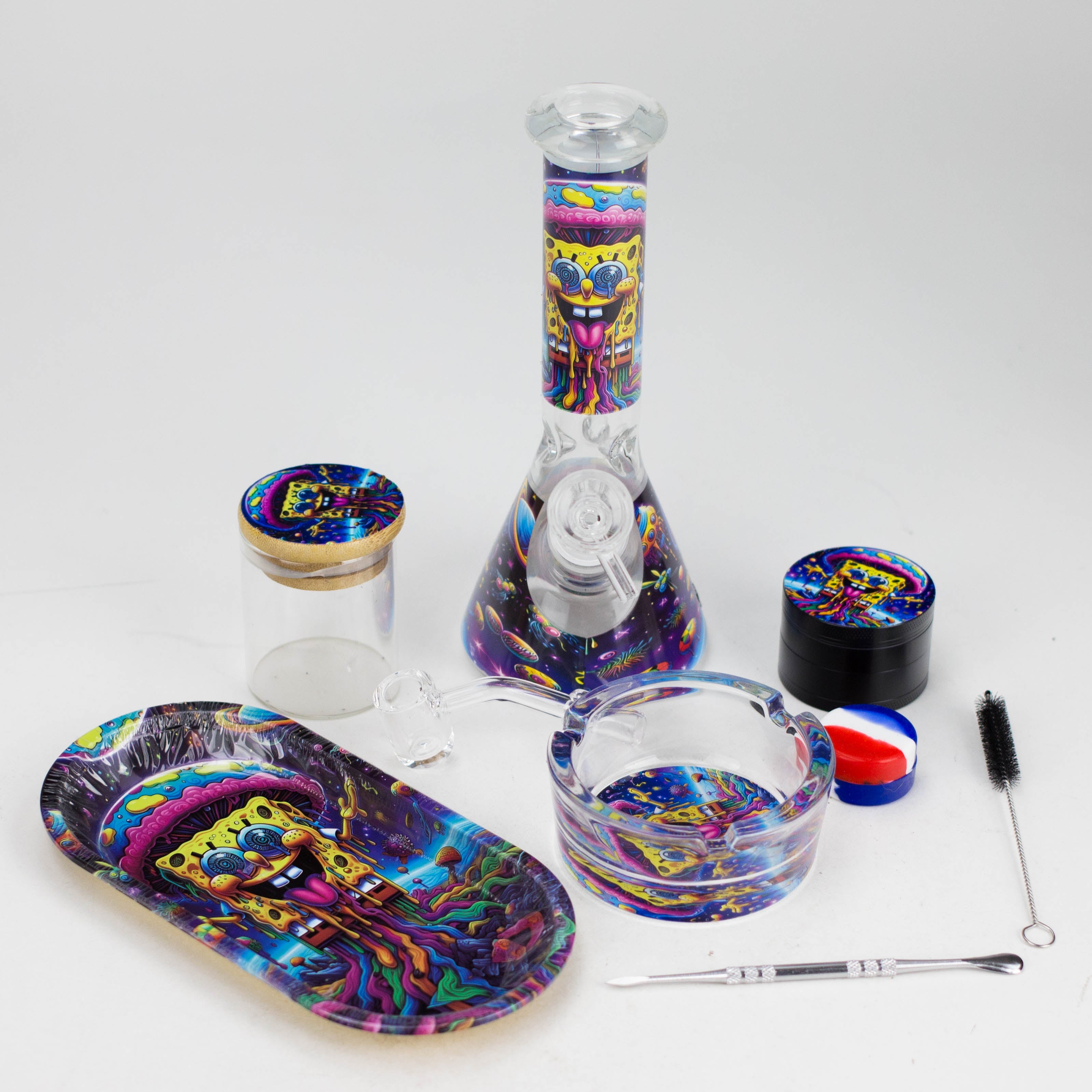 10-in-1 Smoke Set Complete Smoking Kit