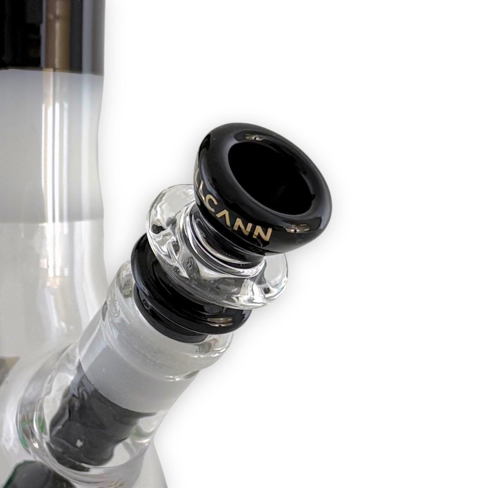 Wellcann | 16" Heavy-Duty 7MM Beaker Water Pipe – Extra Thick Base-Black