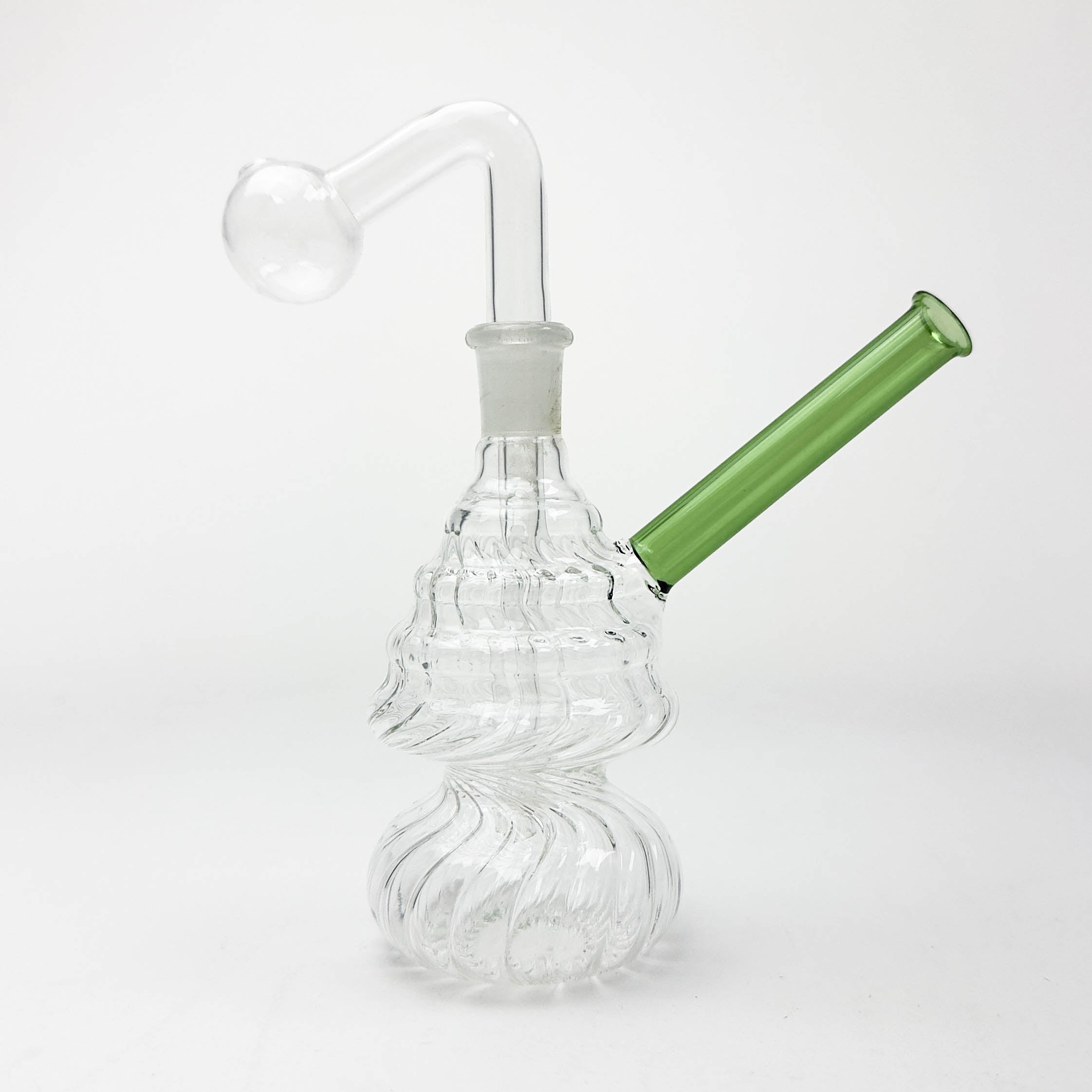 7" Wrinkled Oil Burner Water Bong – Assorted Colors