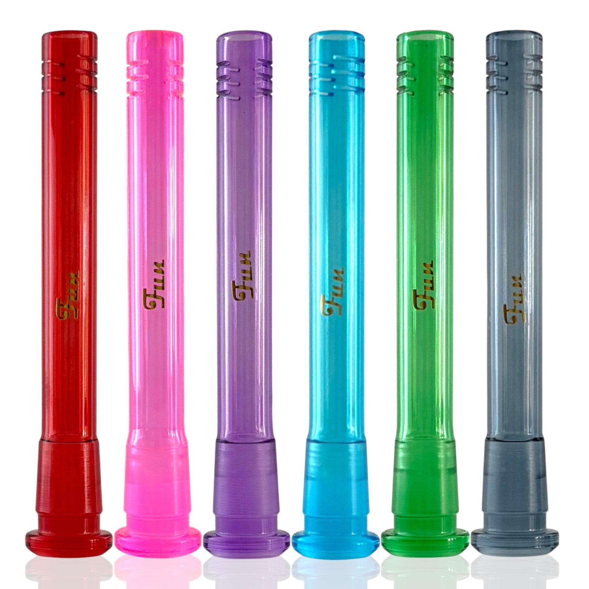 5.5" Colored Glass Downstems – Universal Fit & Smooth Diffusion