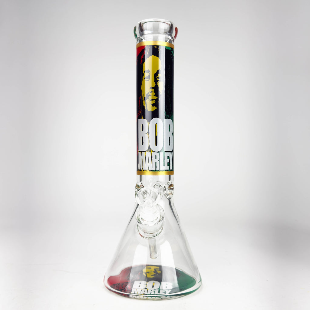 14" BM Design Glass Bong – 7mm Thick with Ice Catcher