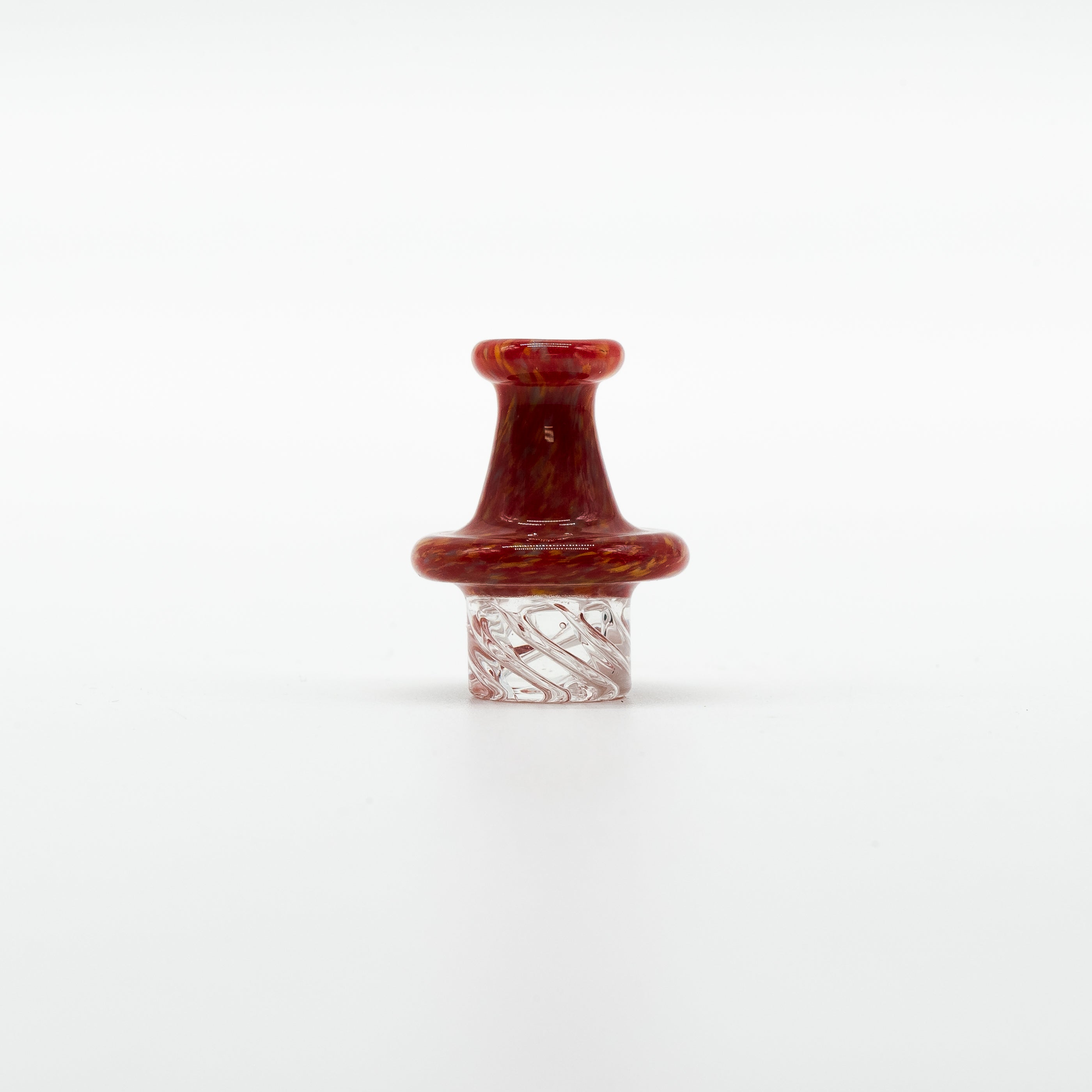 Fritted Flat Spinner Cap – 1 PCS Assorted Colors | Premium Spinner Carb Cap for Terp Pearls