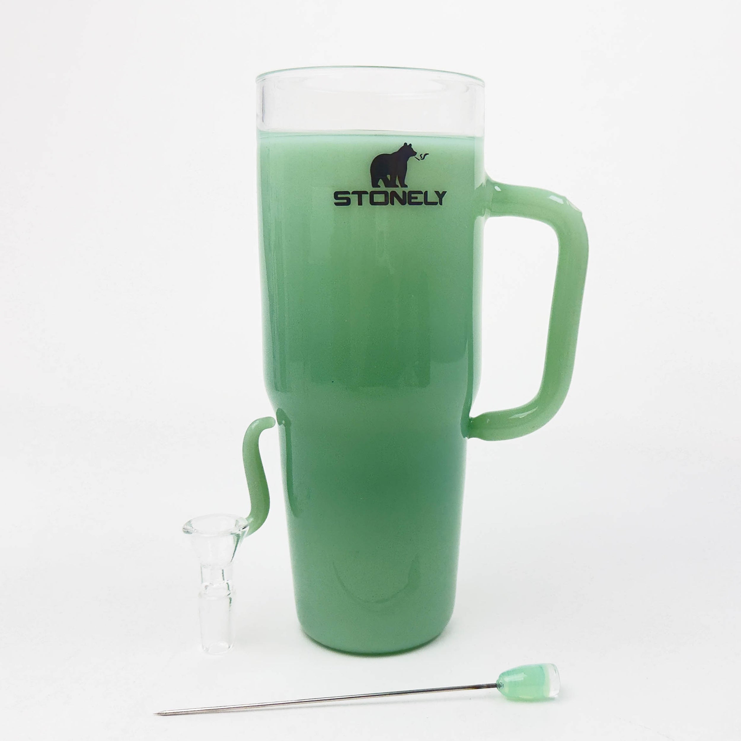 Pulsar | 8.5" Stonely Cup Water Pipe – Unique Insulated Cup Design