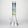 14" 7mm RM Glass Bong – Heavy Duty Beaker Water Pipe [FTLL06]