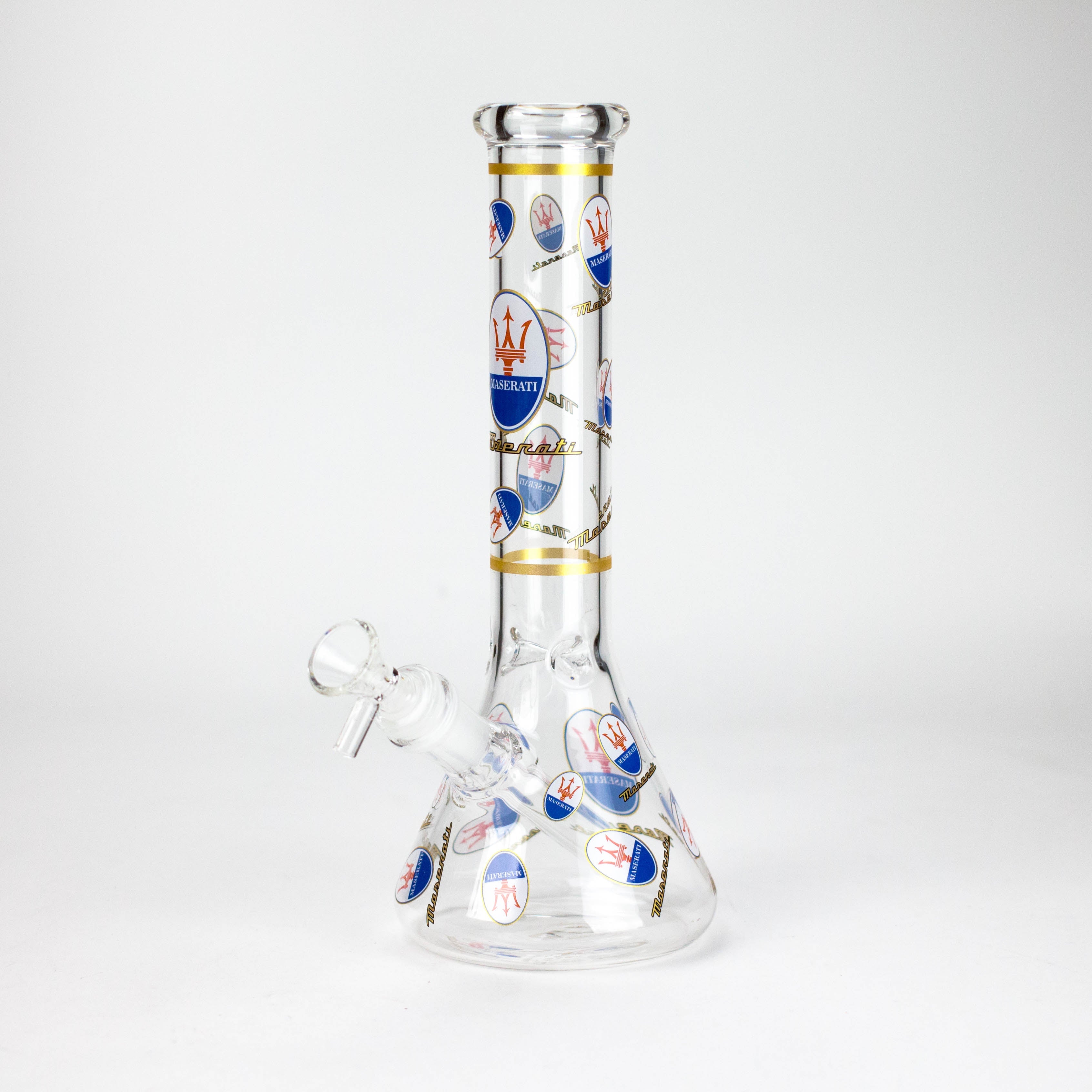 10" Luxury Car Design Glass Beaker Bong