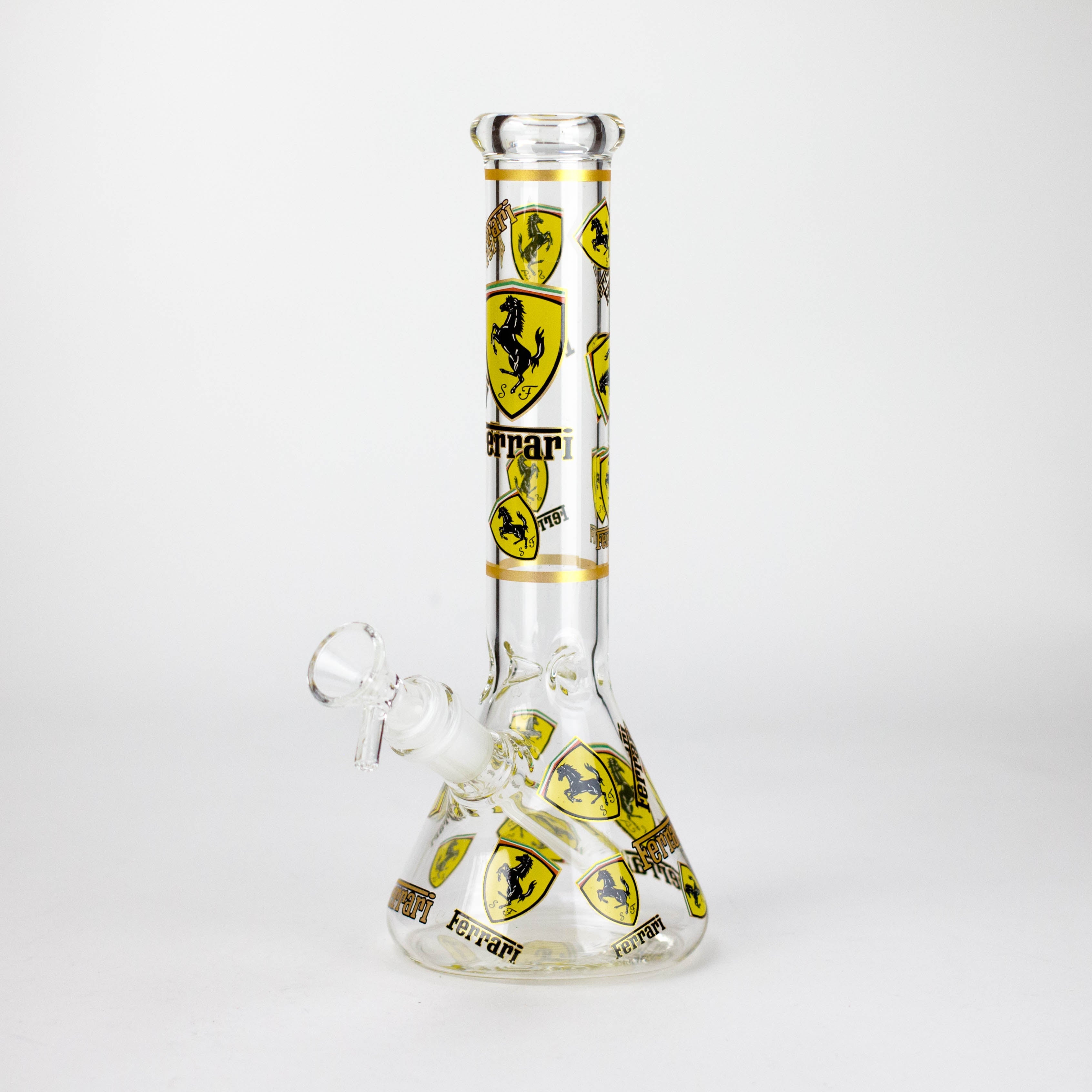 10" Luxury Car Design Glass Beaker Bong
