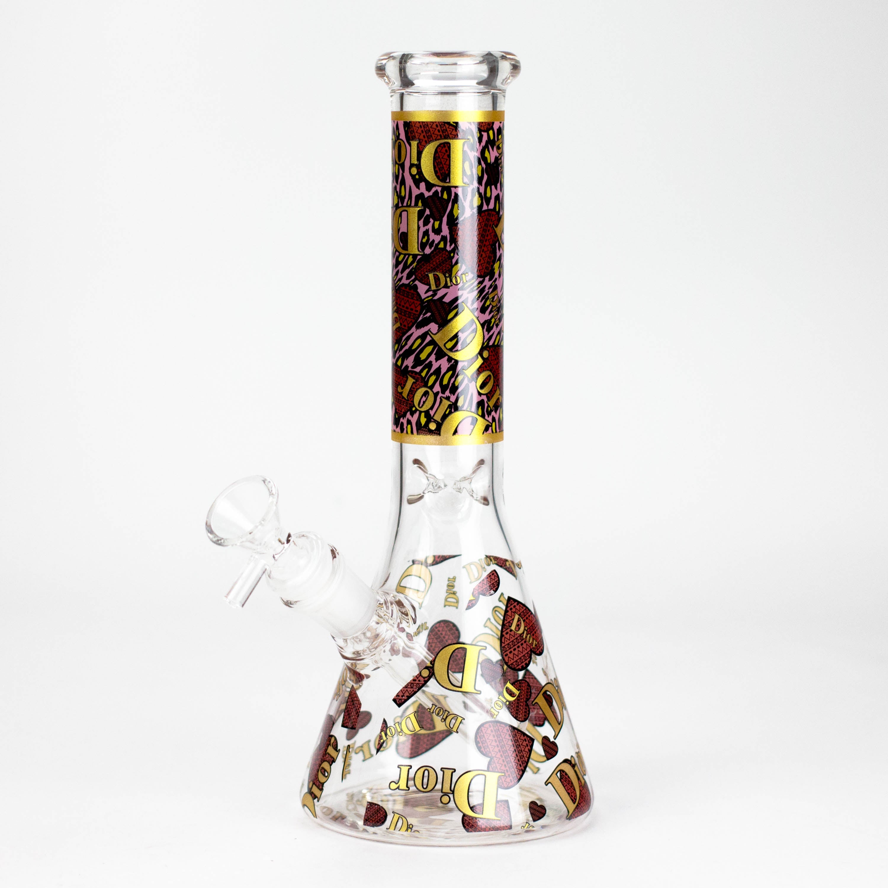 10" Fashion Design Glass Beaker Bong