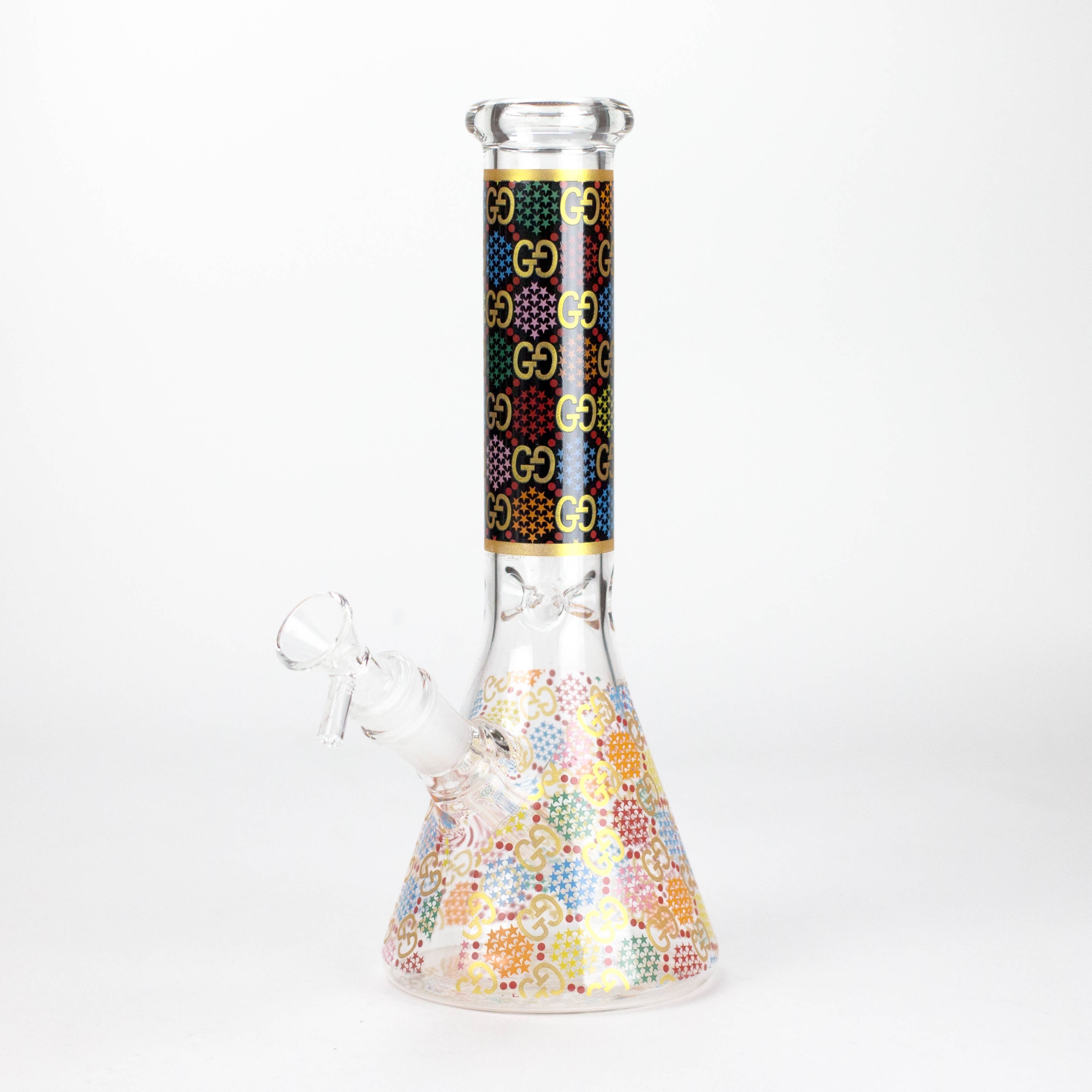 10" Fashion Design Glass Beaker Bong