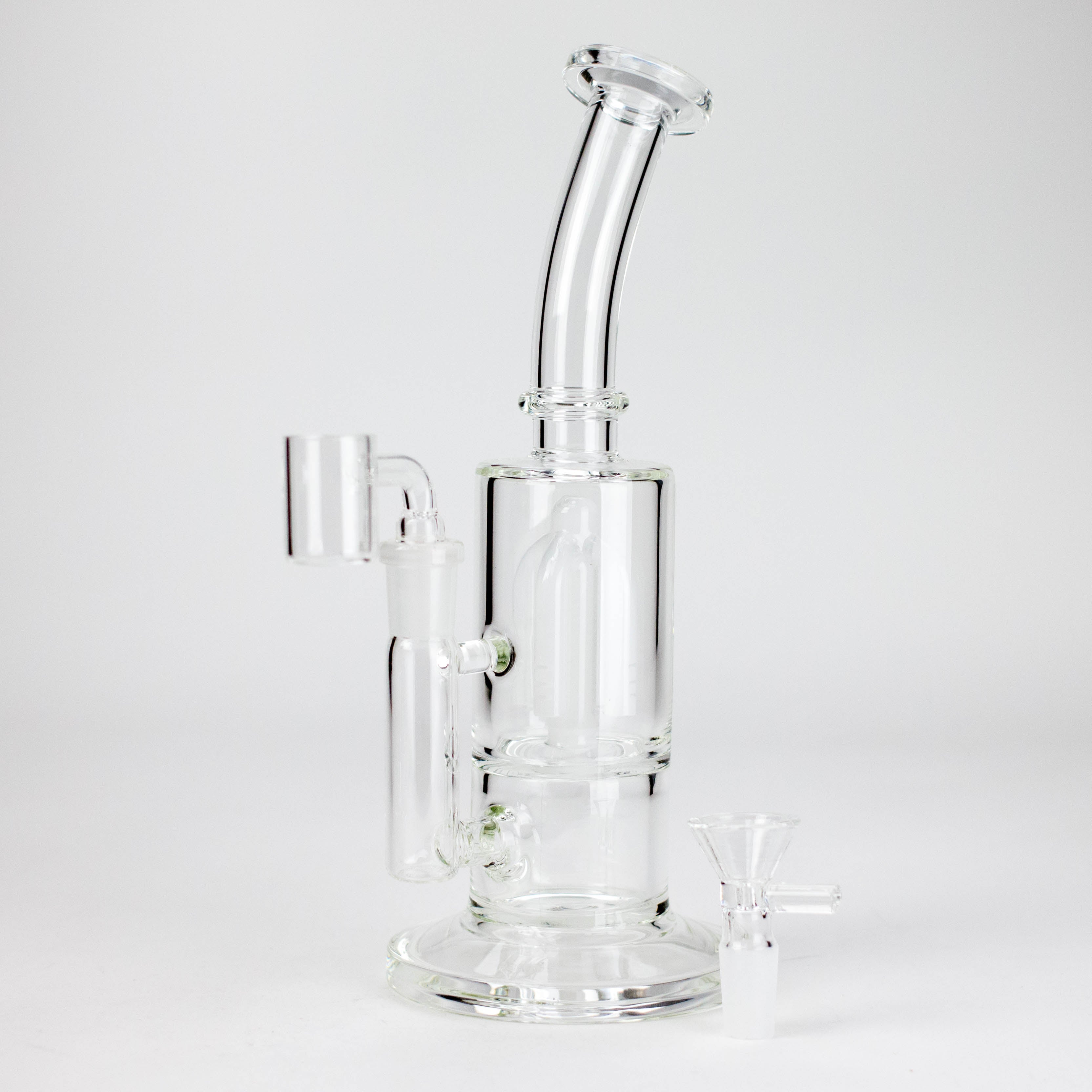 Triangle | 10" 2-in-1 Premium Glass Dab Rig with Tree Percolator